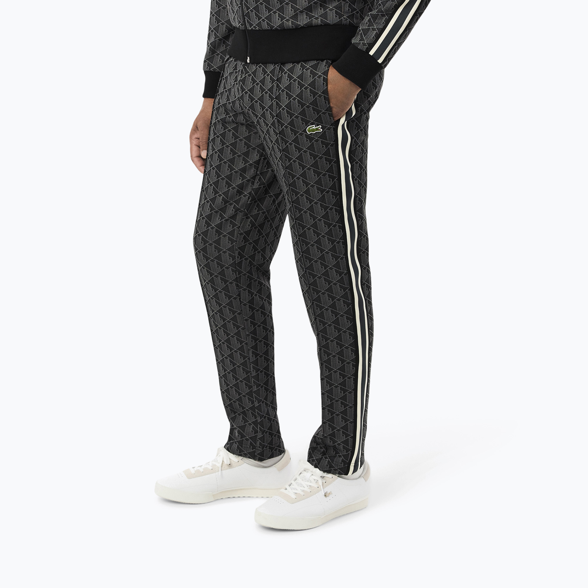 Spodnie męskie Lacoste XH1440 black/graphite 