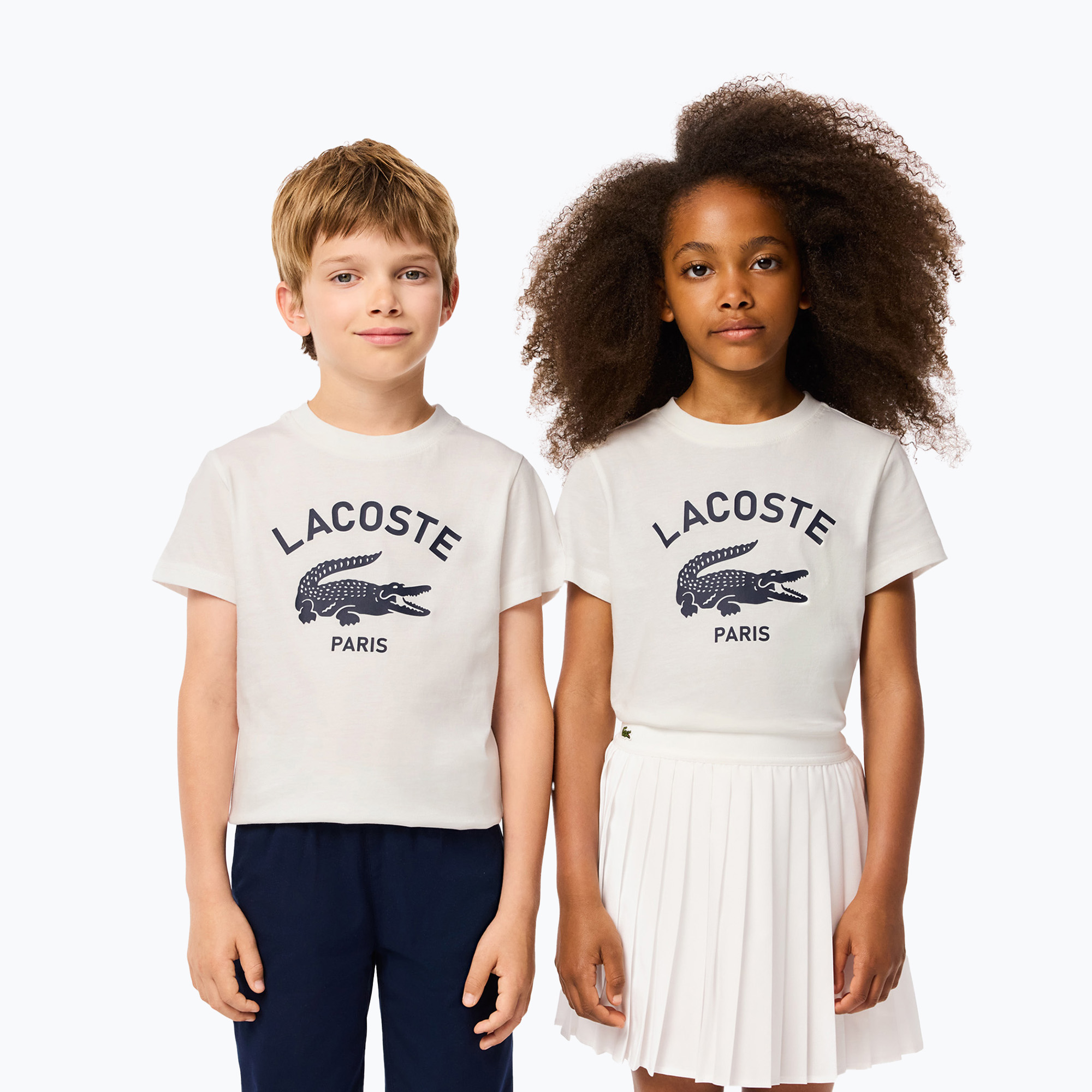 Koszulka dziecięca Lacoste TJ3003 flour 