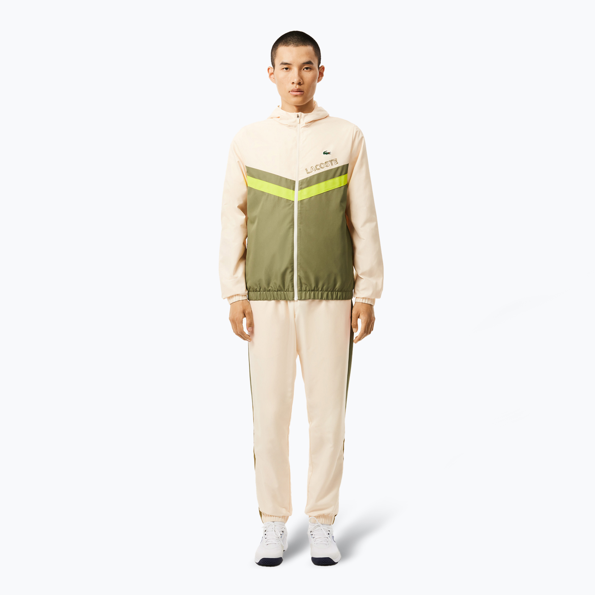 Dres męski Lacoste WH4241 lapland/khaki/firefly 