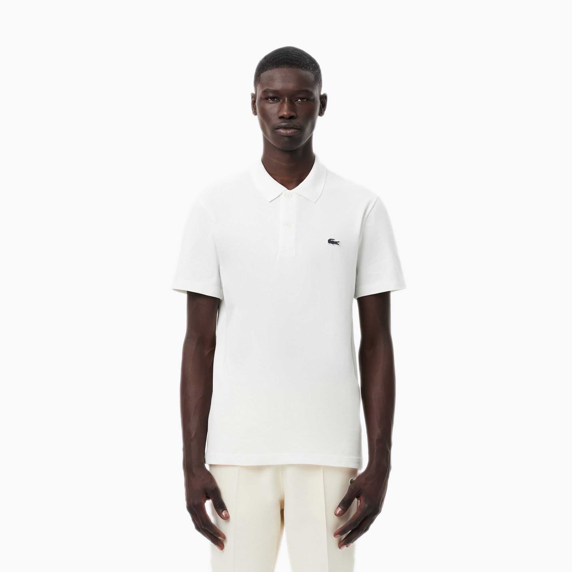 Men's polo shirt Lacoste Polo DH5522 white (S)