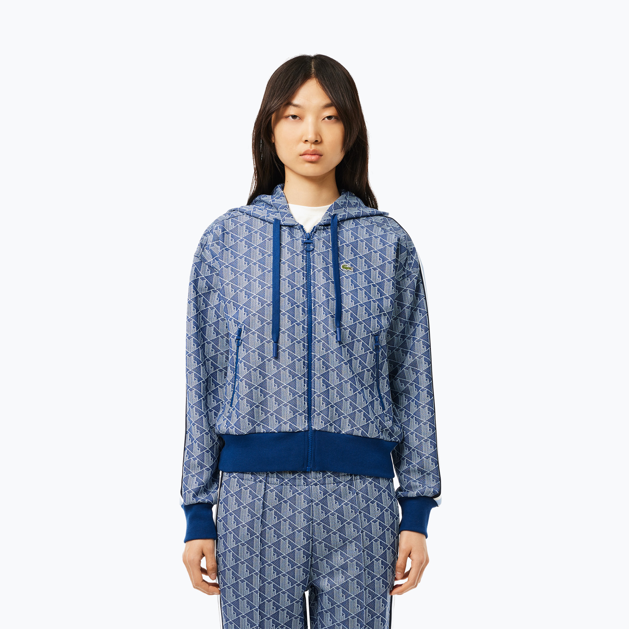Bluza damska Lacoste SF7606 globe/overview 