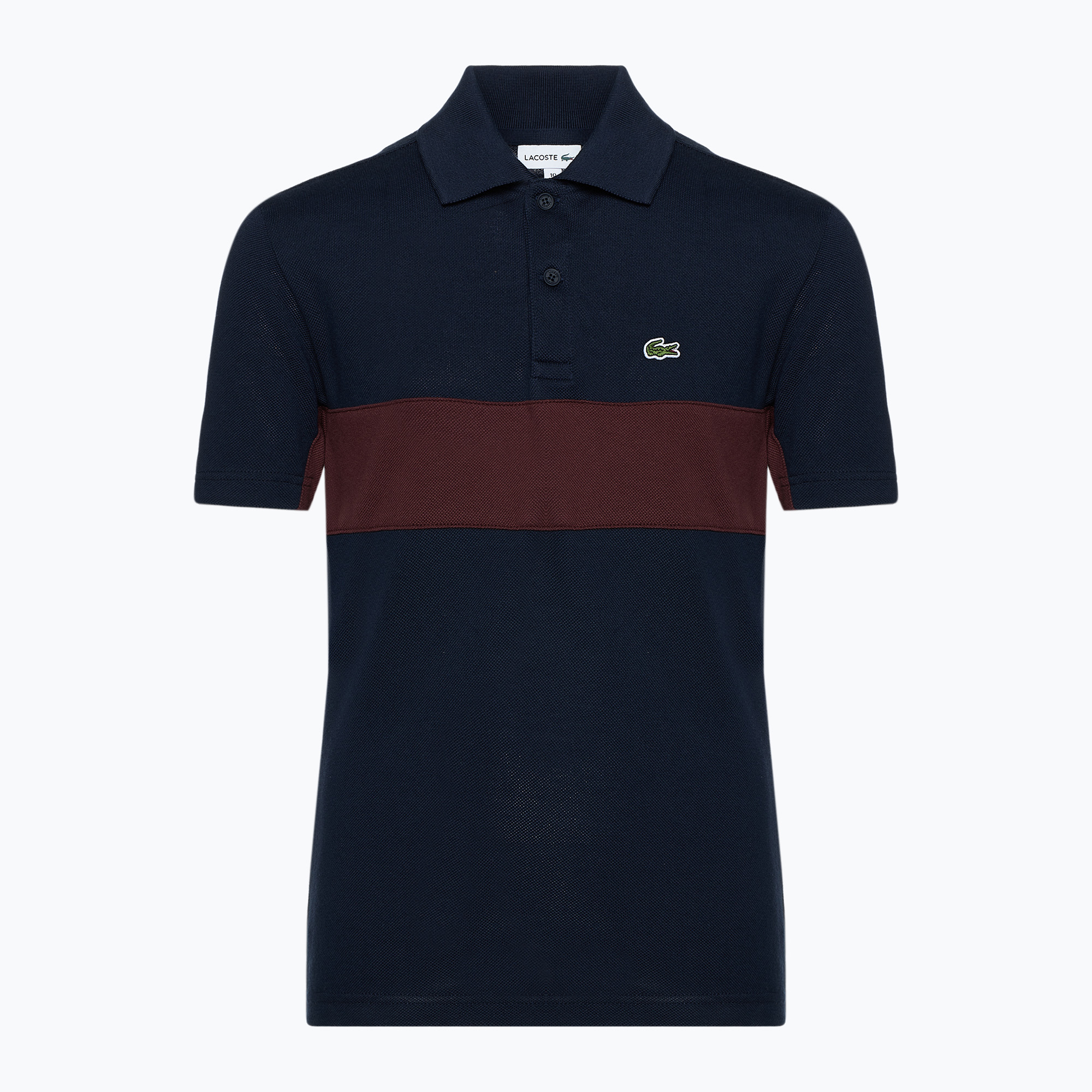 Koszulka polo dziecięca Lacoste PJ2479 navy blue-expresso 