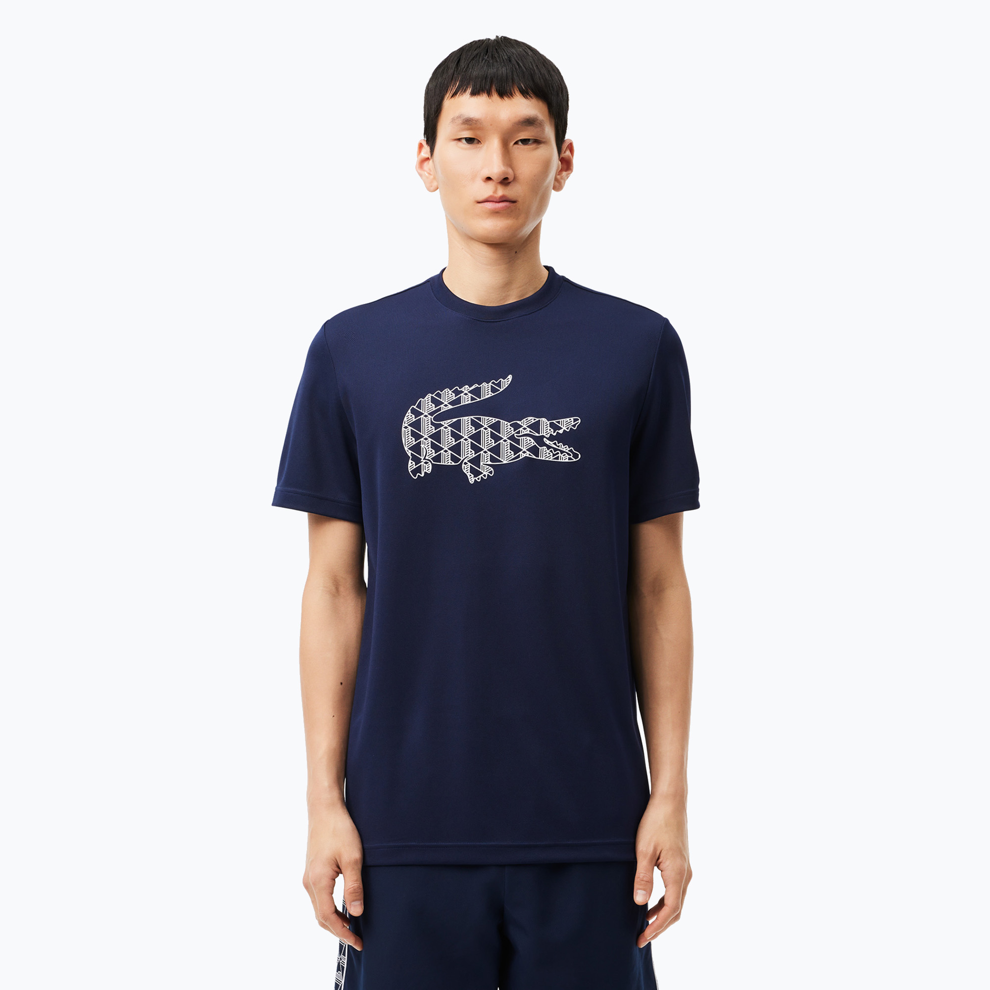 Koszulka męska Lacoste TH2623 navy blue 