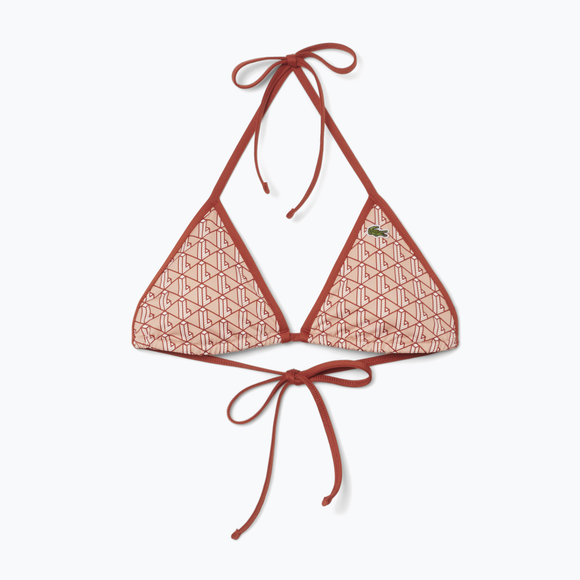 Горна част на бански Lacoste MF9588 iberis/latte