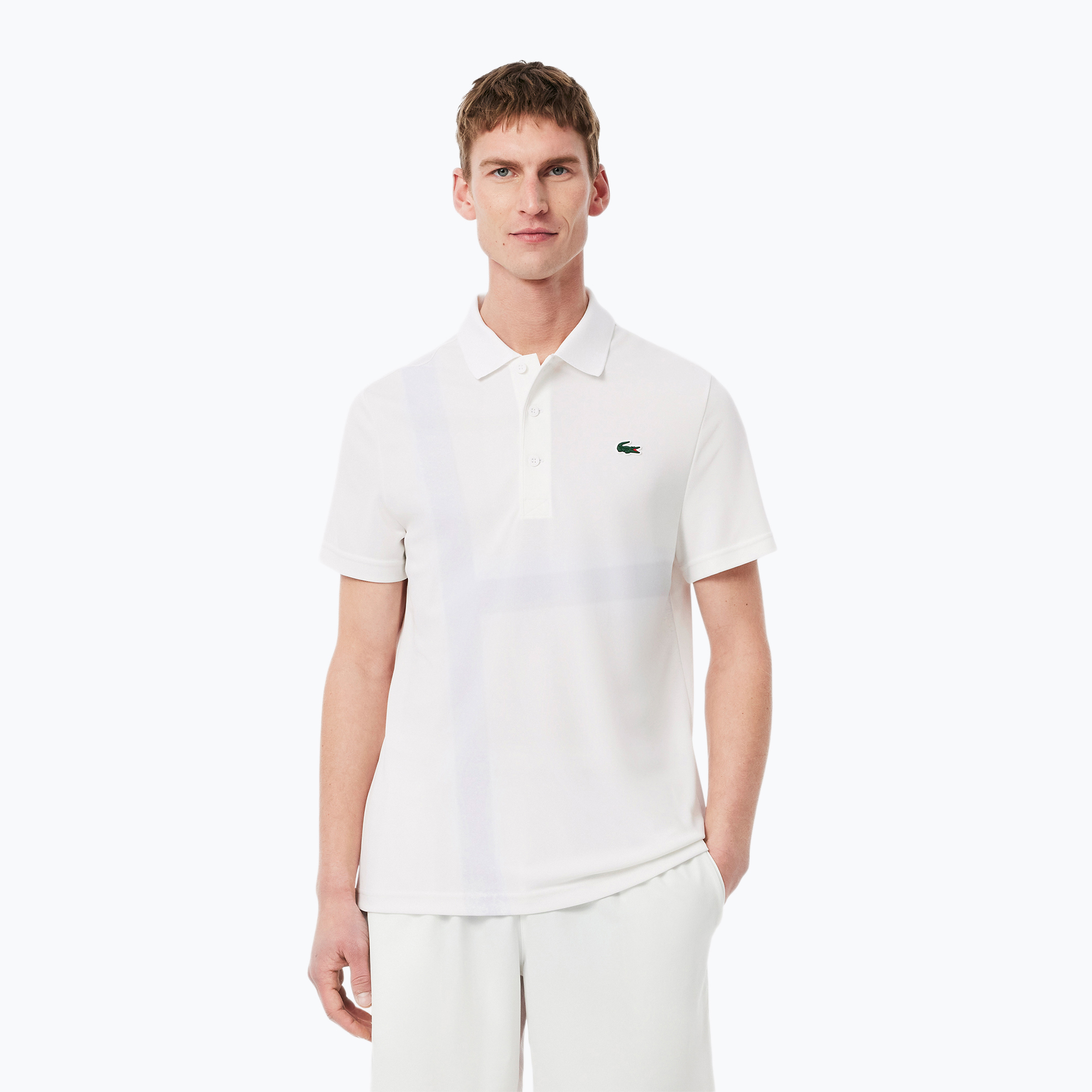Koszulka tenisowa męska Lacoste Polo DH8971 white 