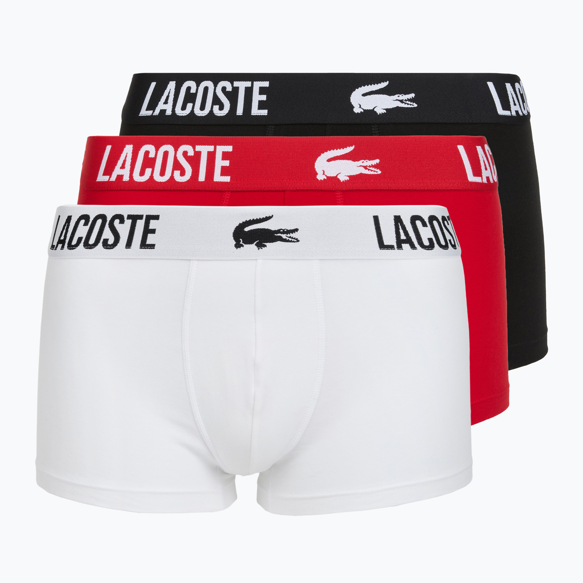Мъжки боксерки Lacoste 5H2393 3 pack black/red/white