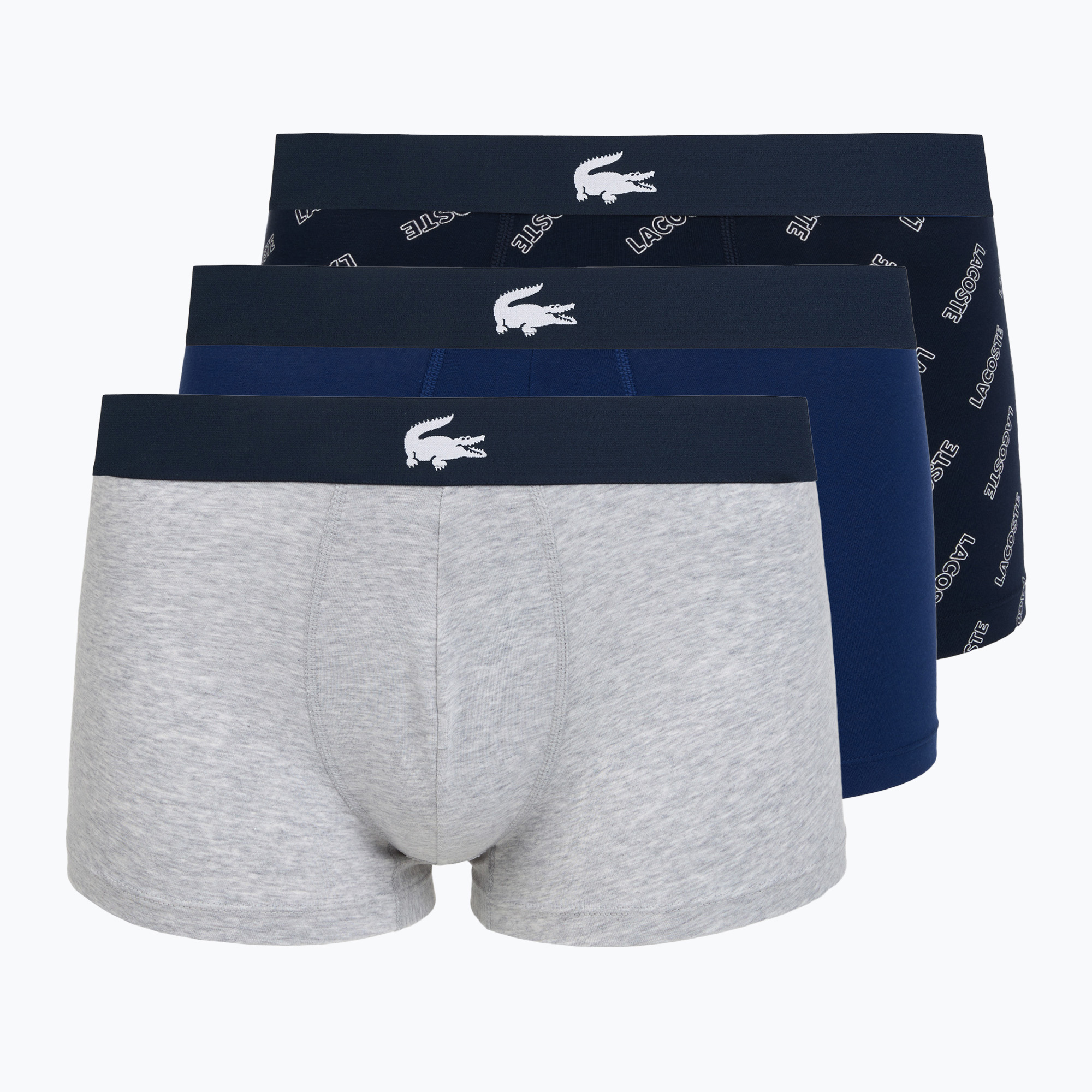 Bokserki męskie Lacoste 5H1288 3 pary navy blue/silver chine/methylene | WYSYŁKA W 24H | 30 DNI NA ZWROT