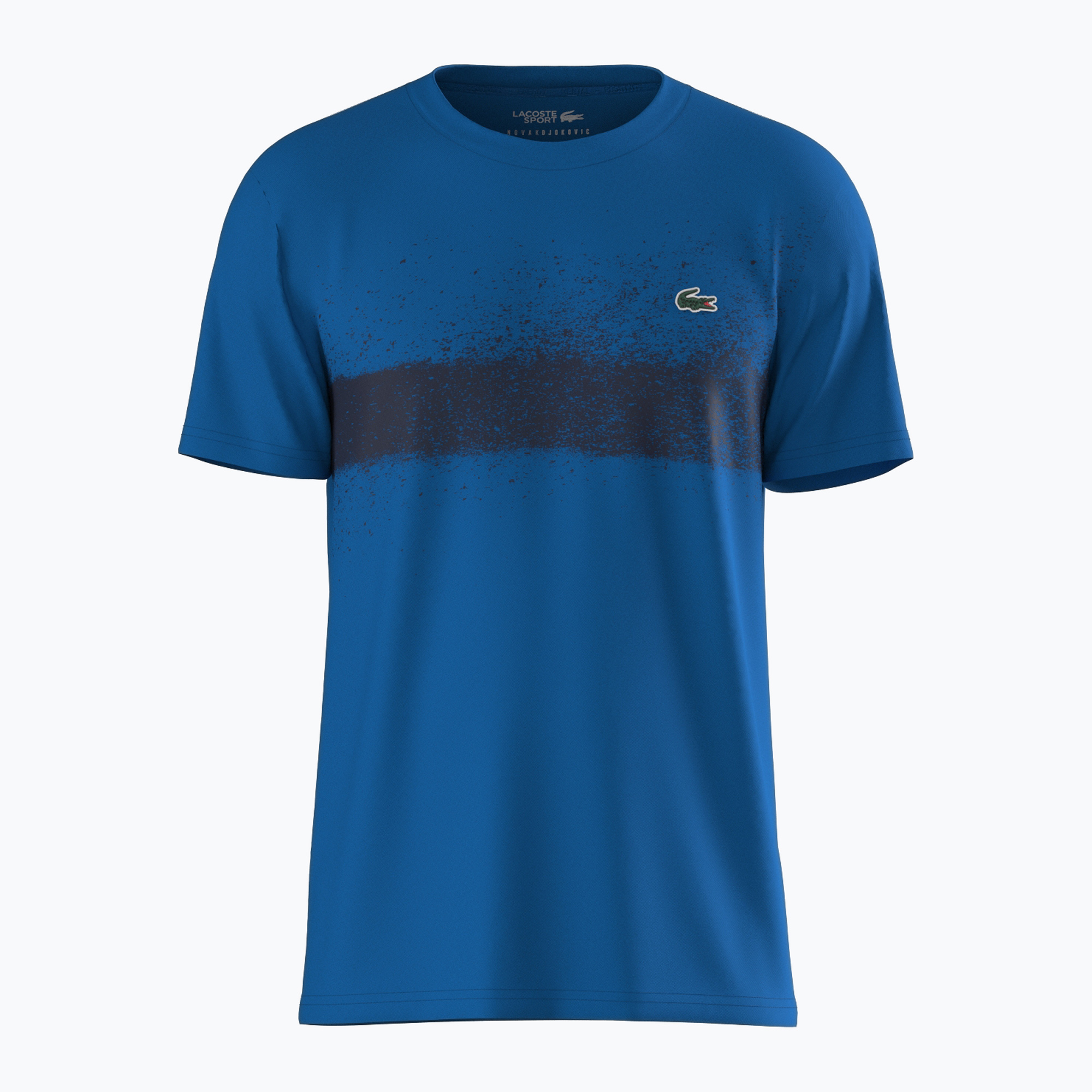 Koszulka tenisowa męska Lacoste TH8986 gipsy blue/navy blue 