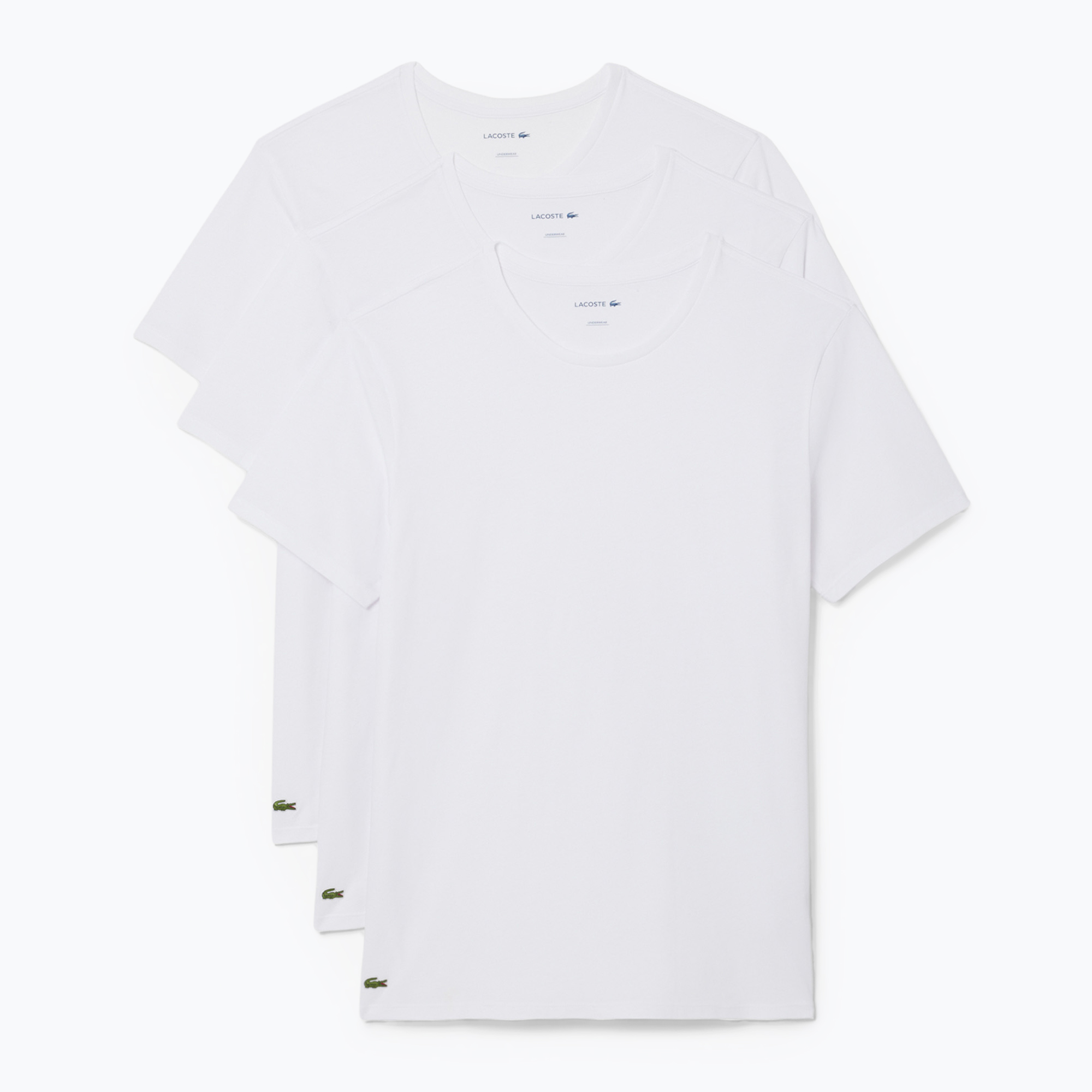 Koszulka męska Lacoste TH9010 3-pak white 