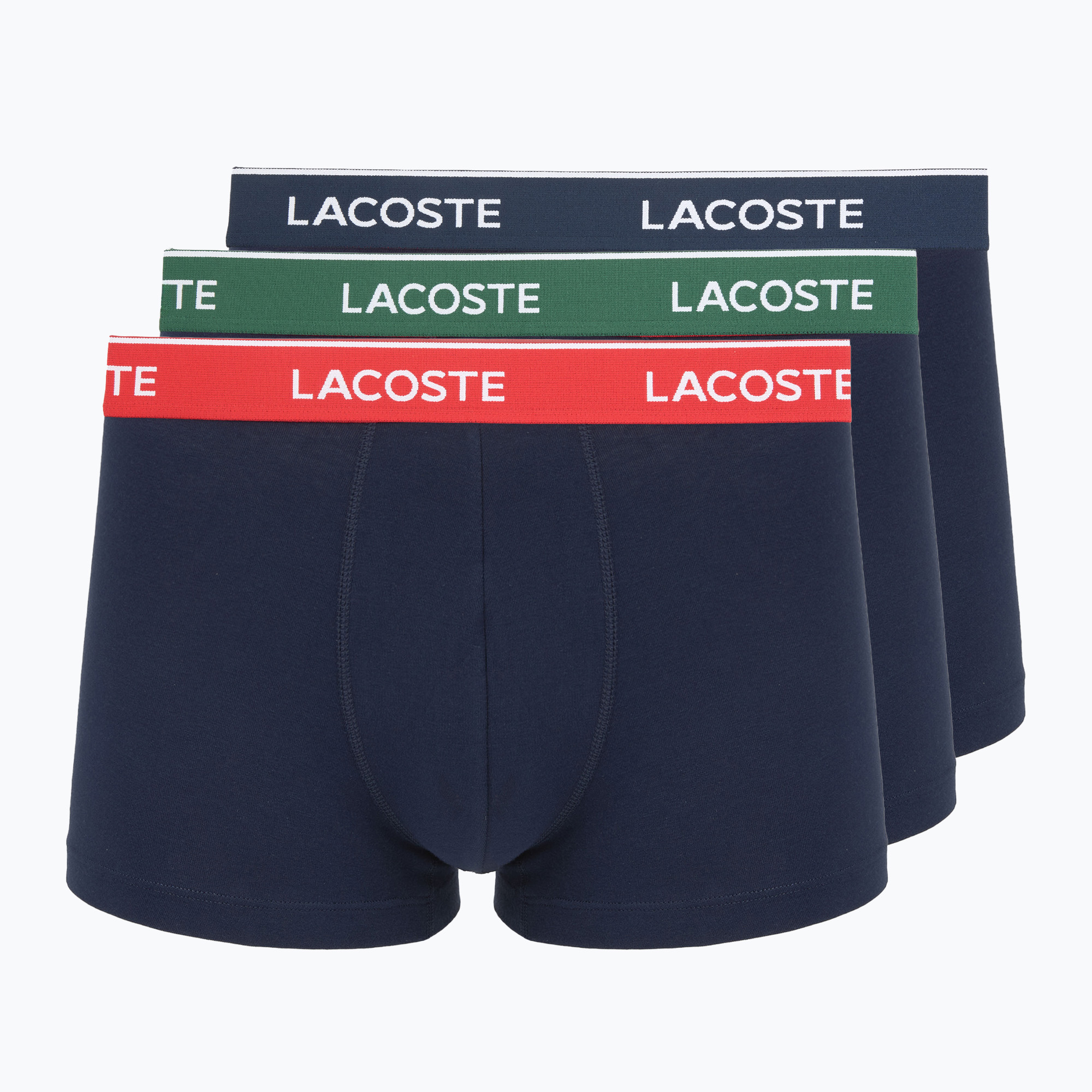Bokserki męskie Lacoste 5H12997 3 pary navy blue/green/red/navy blue 