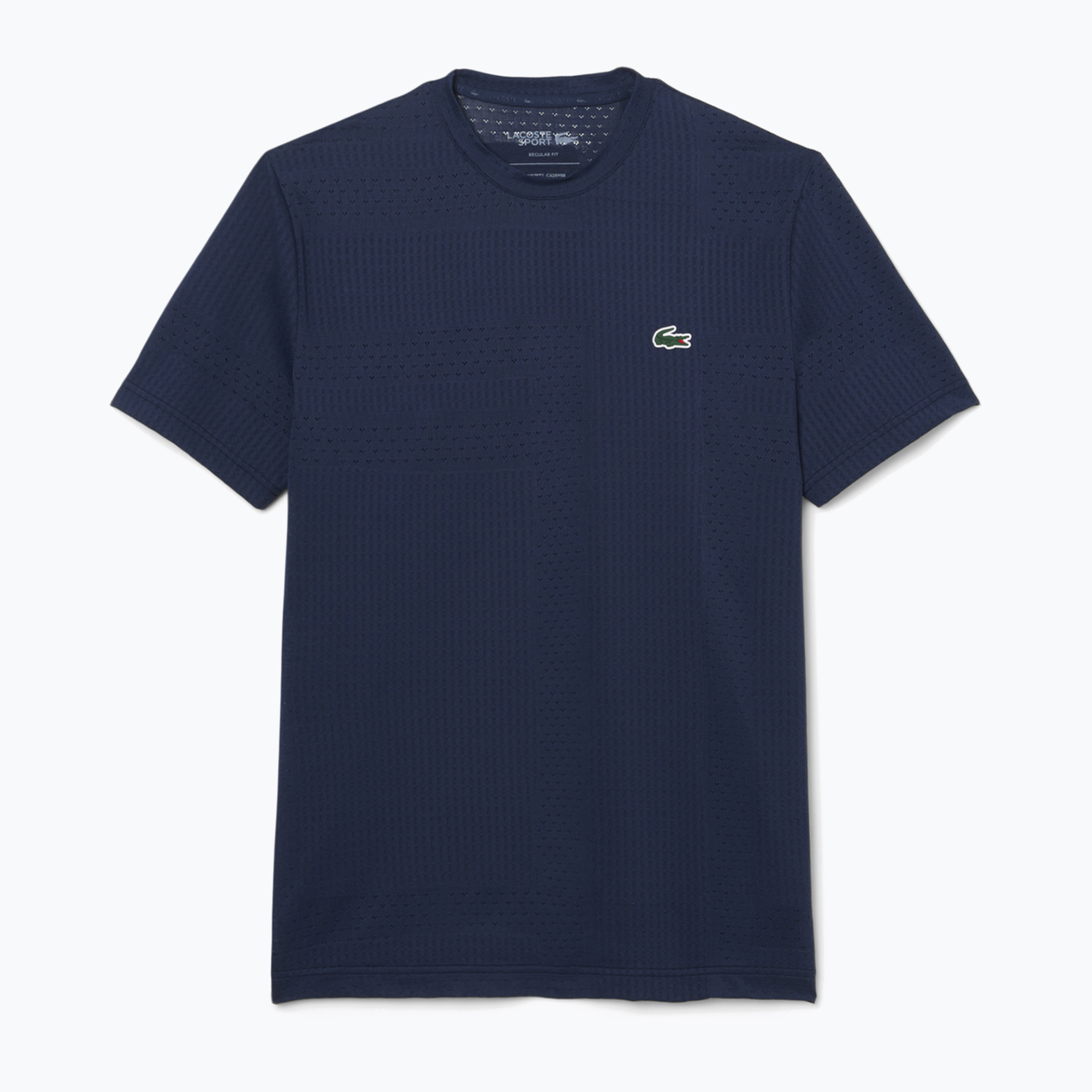 Koszulka tenisowa męska Lacoste TH0004 navy blue