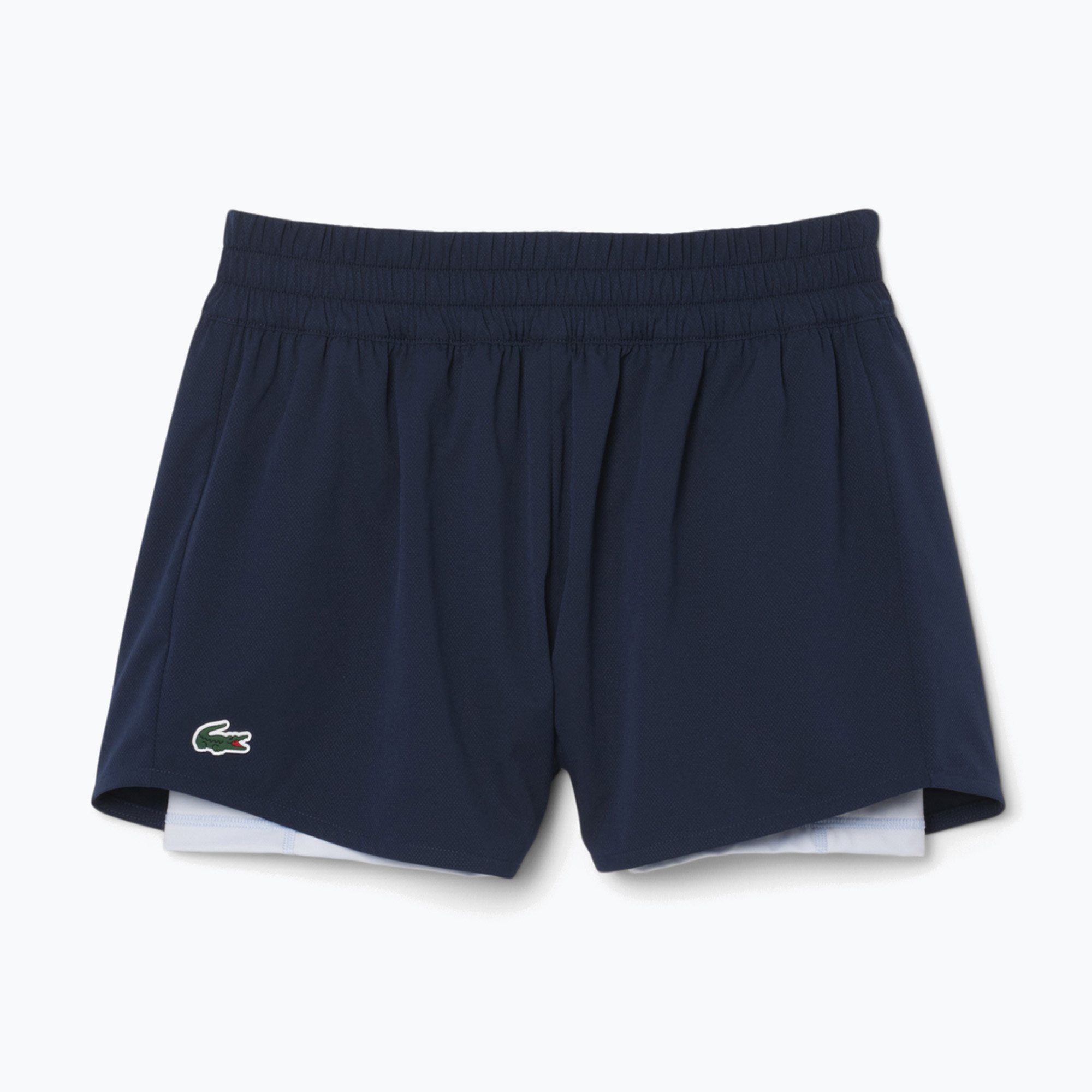 Spodenki tenisowe damskie Lacoste GF9972 navy blue/phoenix blue
