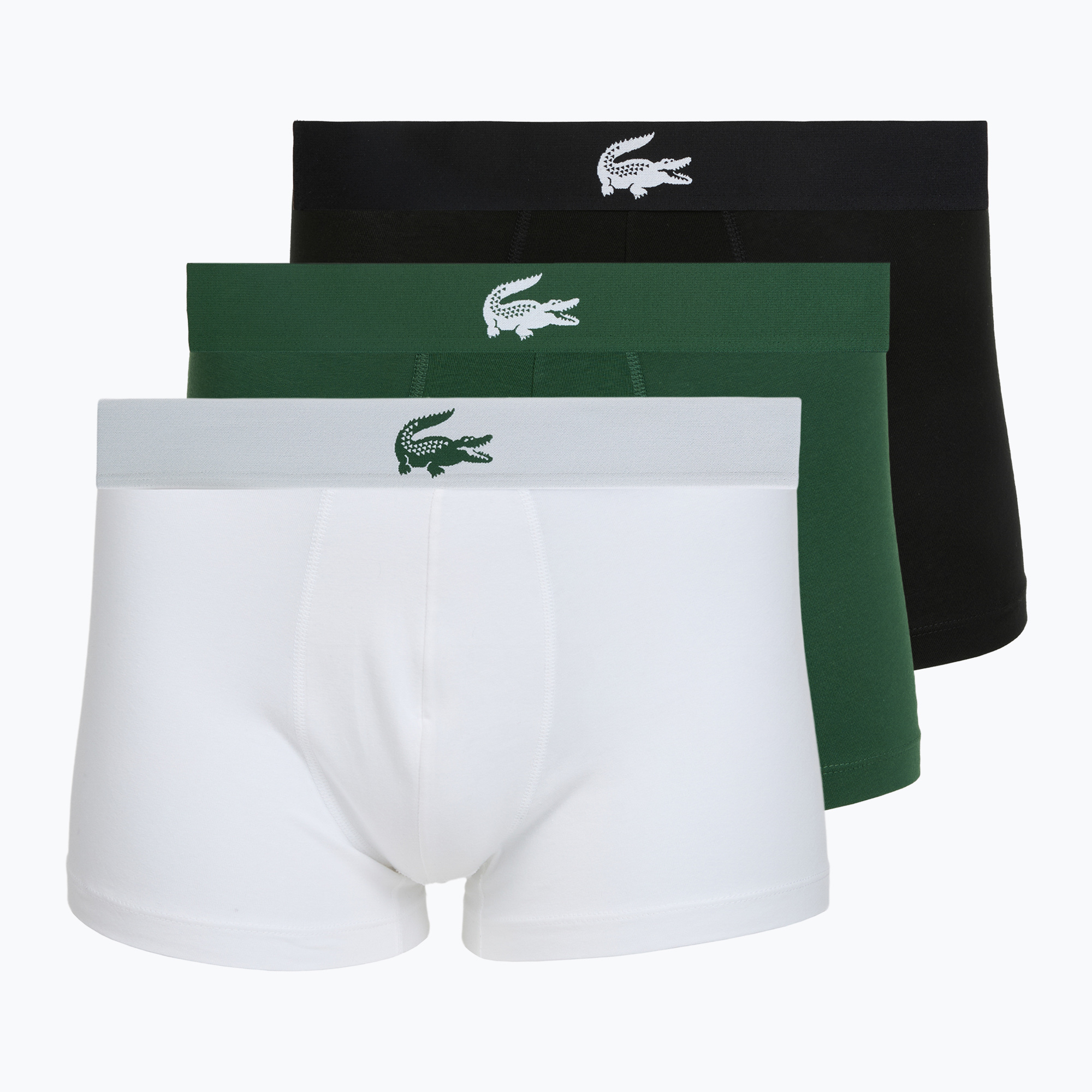 Мъжки боксерки Lacoste 5H5441 3 pack white/green/black