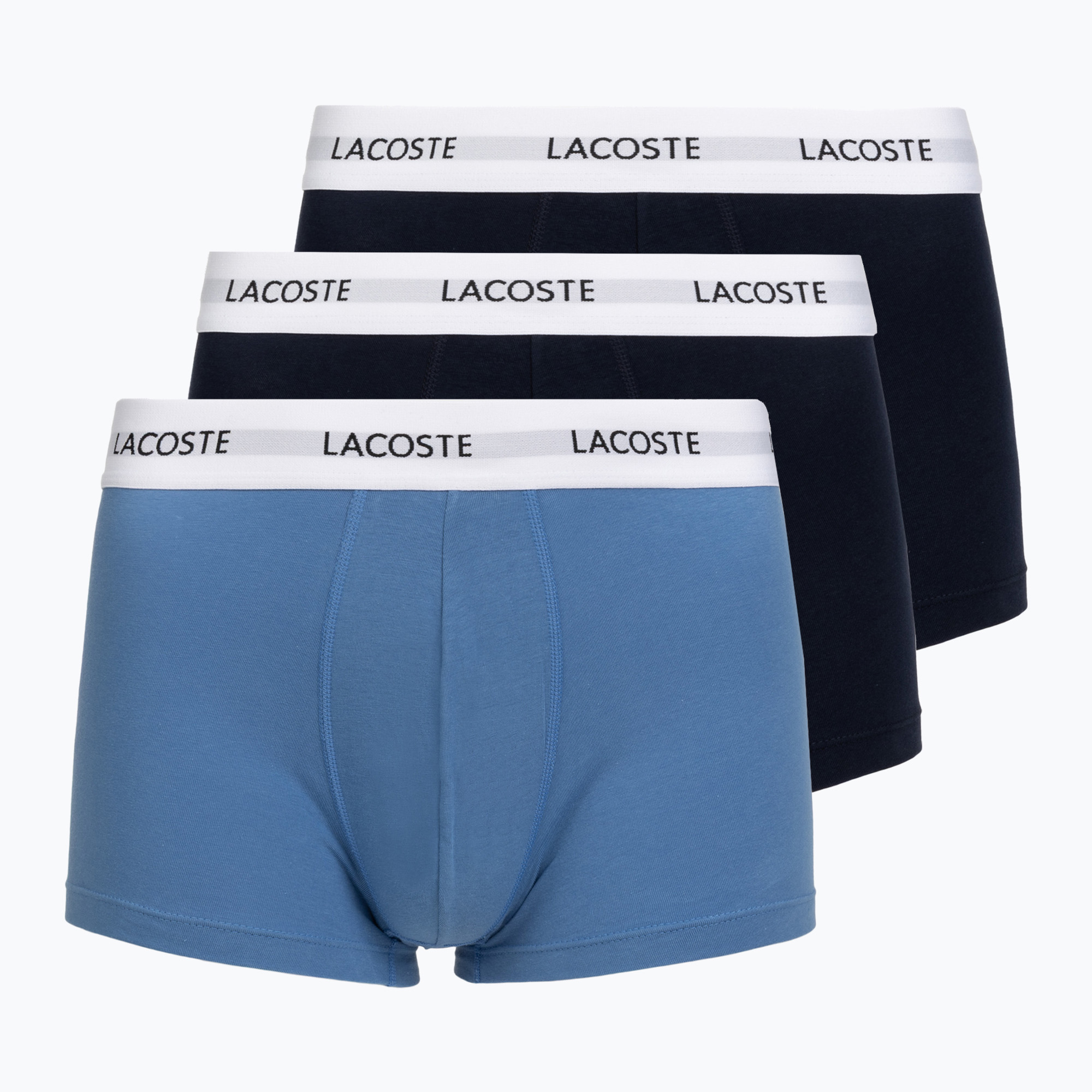 Bokserki męskie Lacoste 5H5150 3 pary turquin blue/navy blue/navy blue 
