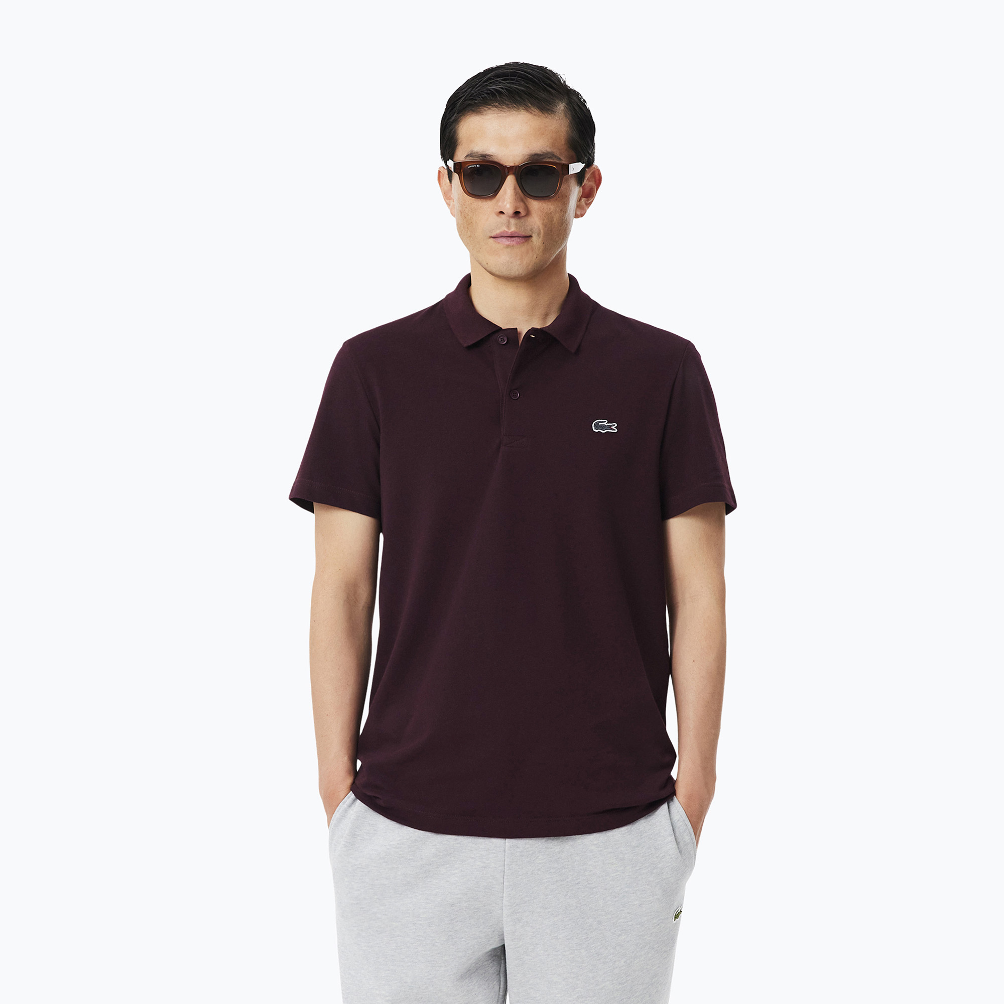 Мъжка поло тениска Lacoste Polo DH5522 oxalis