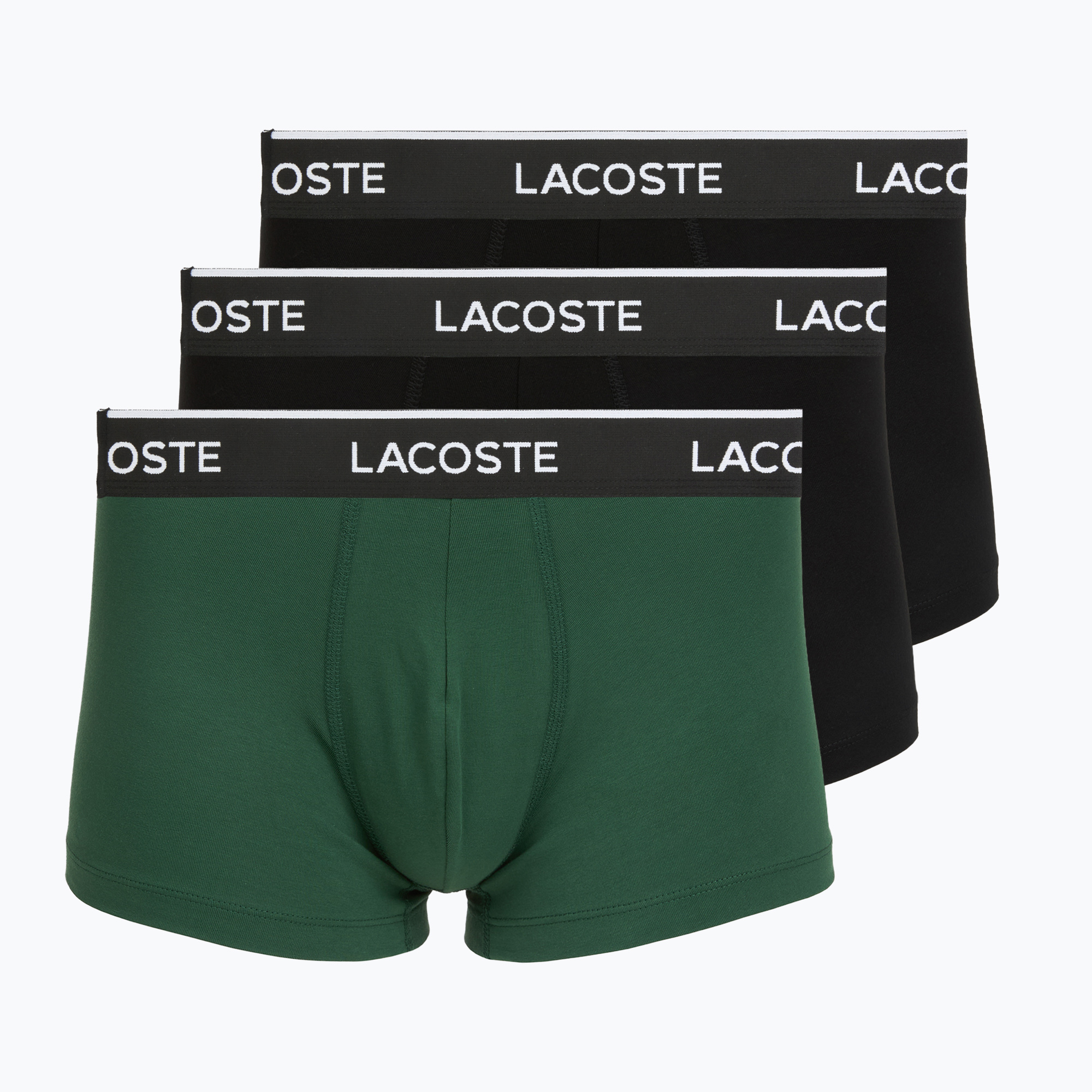Мъжки боксерки Lacoste 5H1300 3 pack black/green