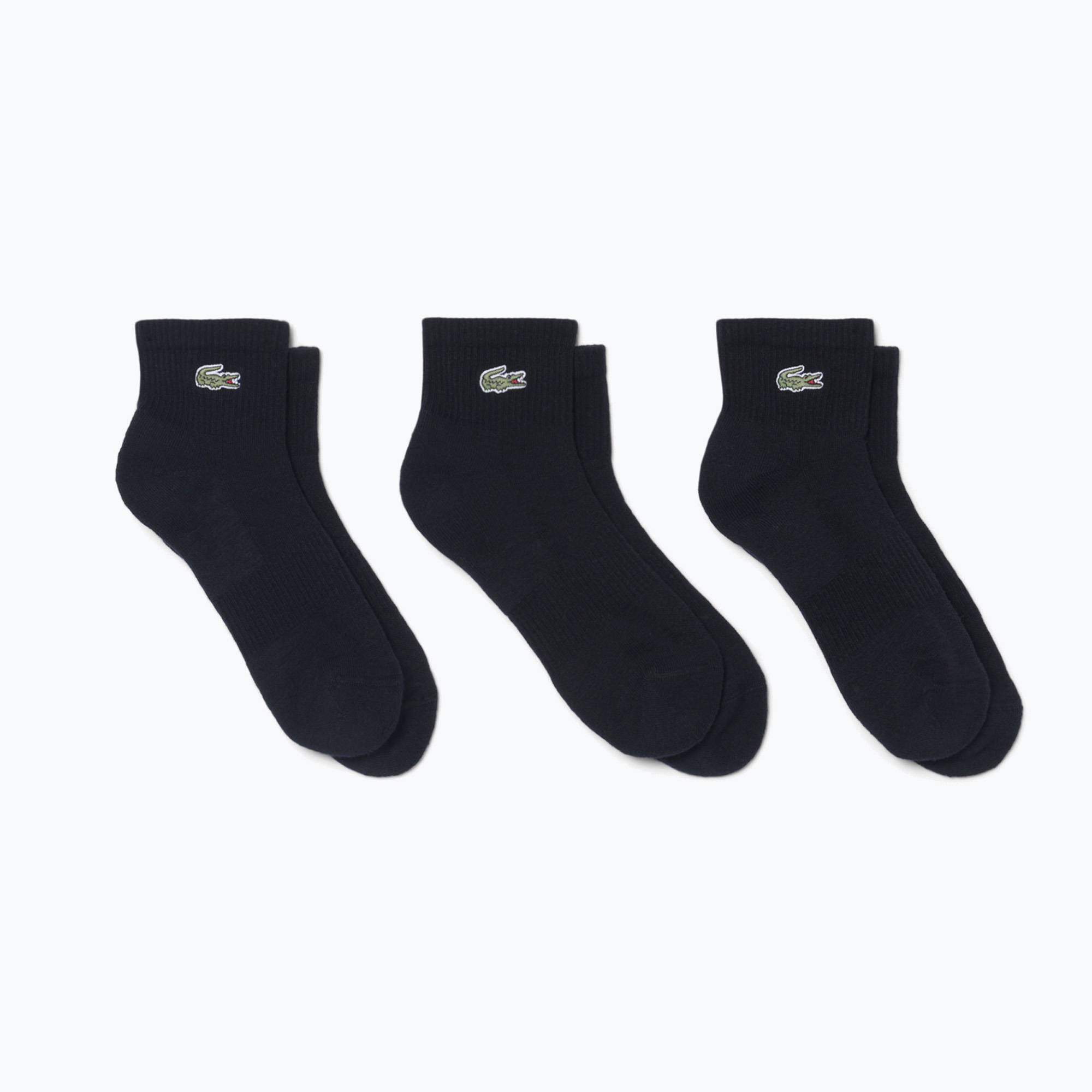 Чорапи Lacoste RA9182 Ankle 3-pak black