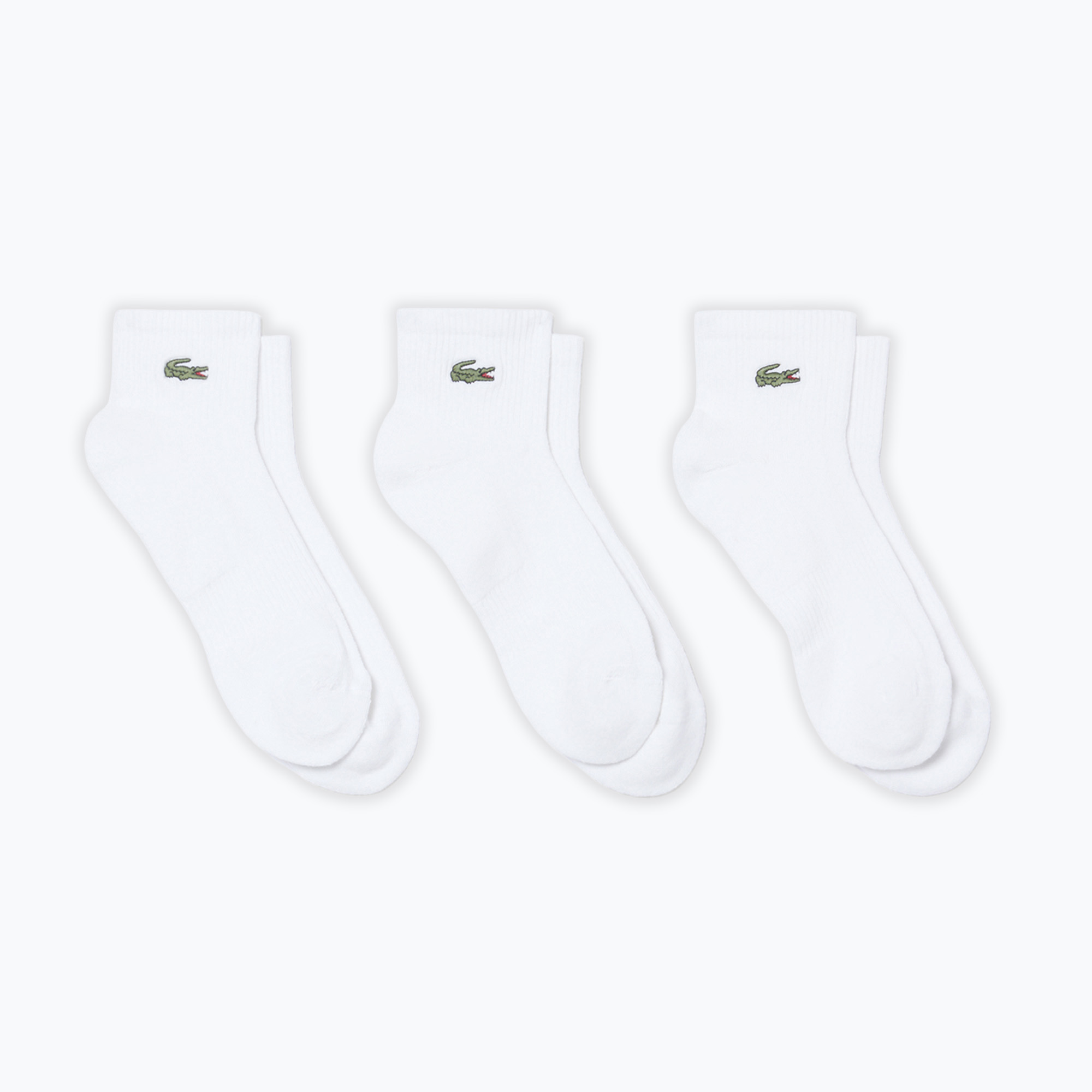 Чорапи Lacoste RA9182 Ankle 3-pak white