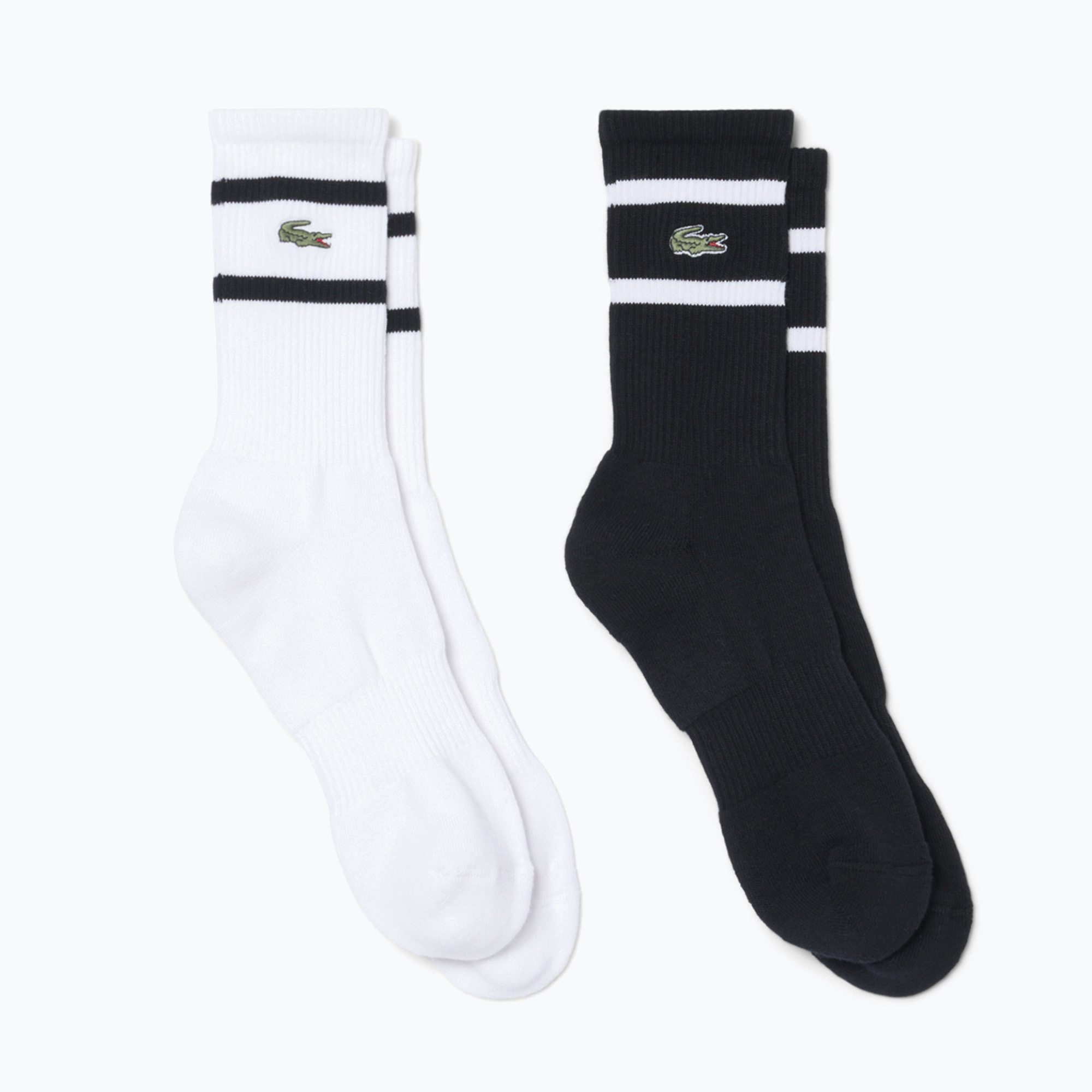Чорапи Lacoste RA9189 Ankle 3-pak black/white
