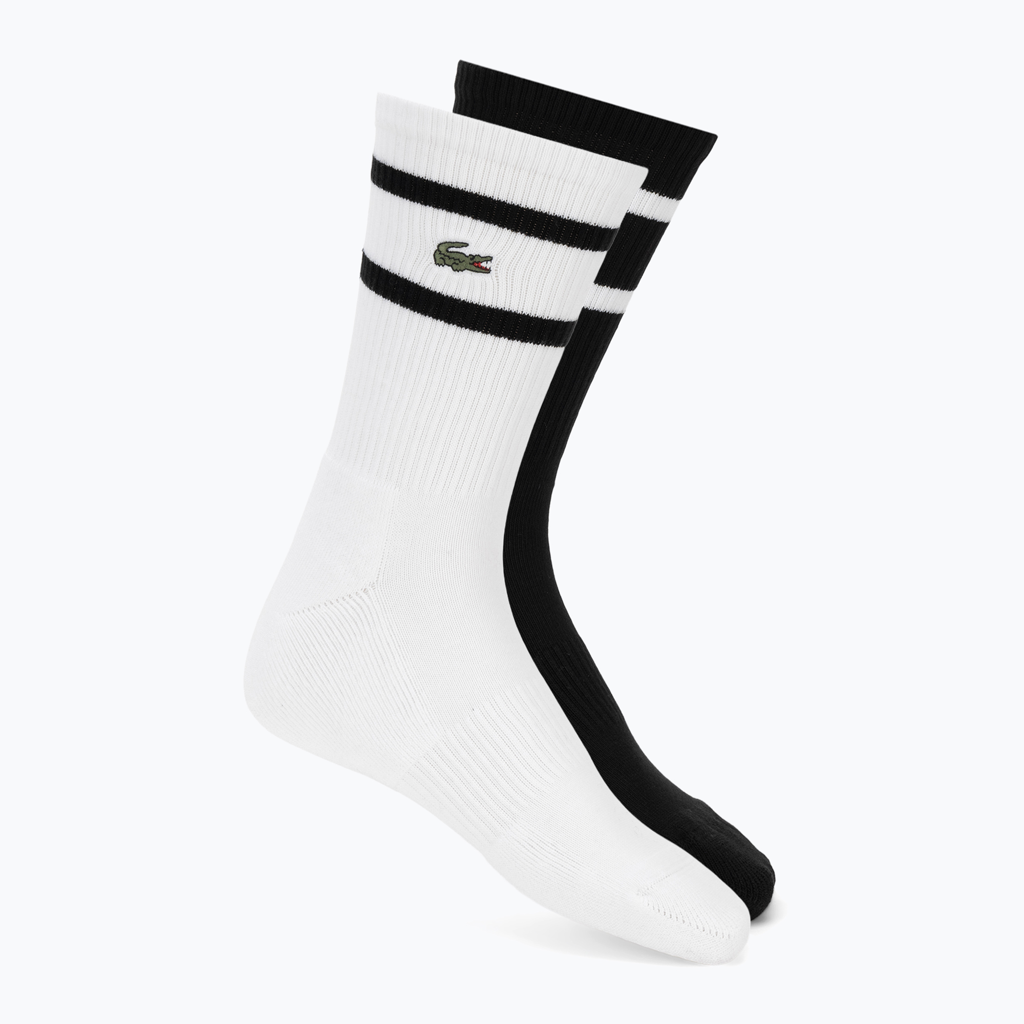 Чорапи Lacoste RA9189 Ankle 3-pak black/white