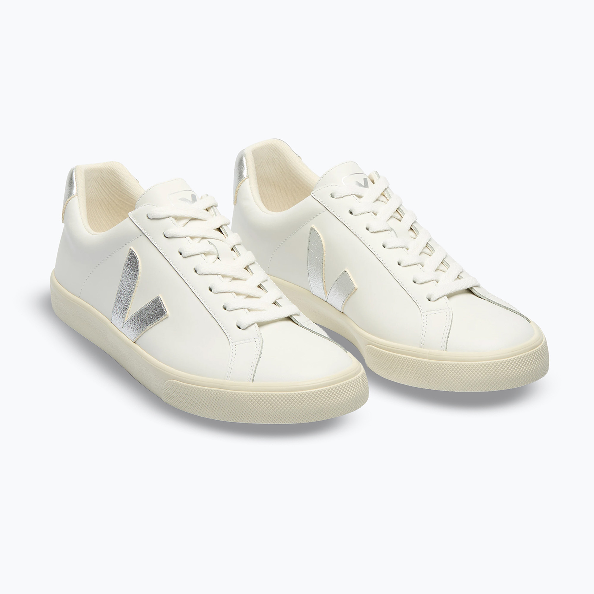 Дамски обувки VEJA Esplar Logo Leather extra white/silver