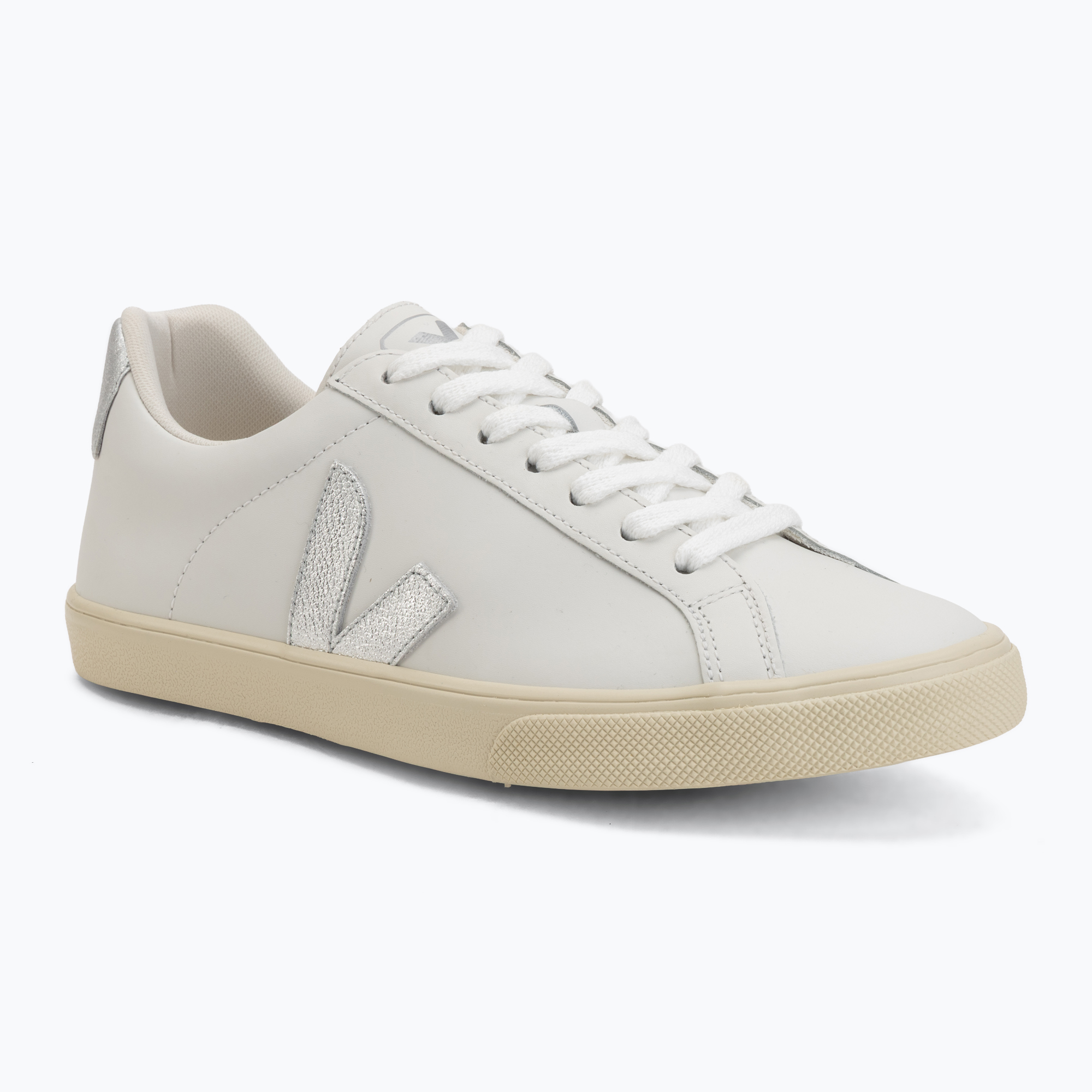 Дамски обувки VEJA Esplar Logo Leather extra white/silver