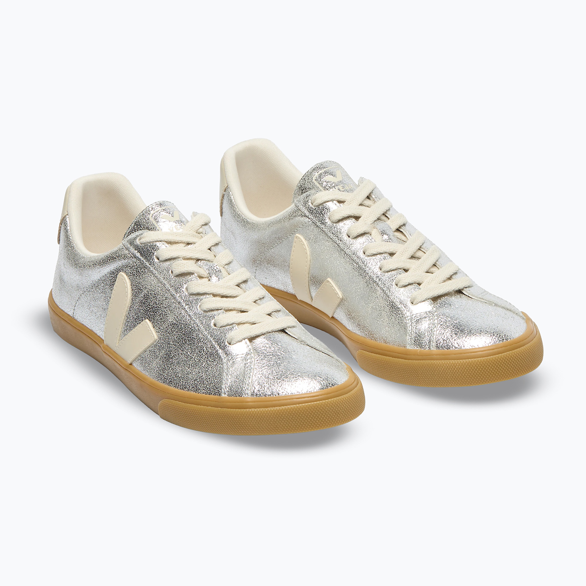 Buty damskie VEJA Esplar Logo silver/pierre/natural 