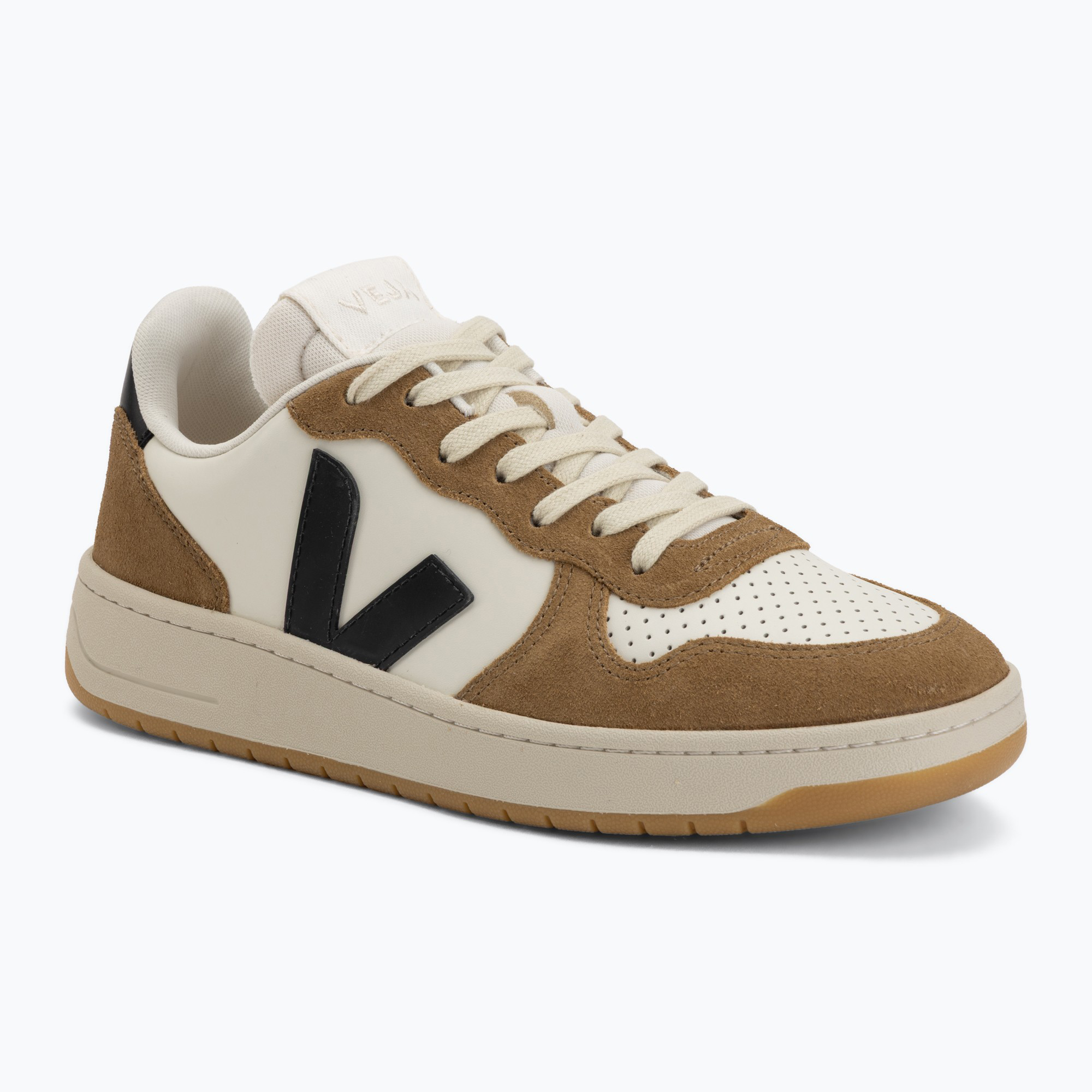 Buty męskie VEJA V-10 Prime Leather pure/black/tent 