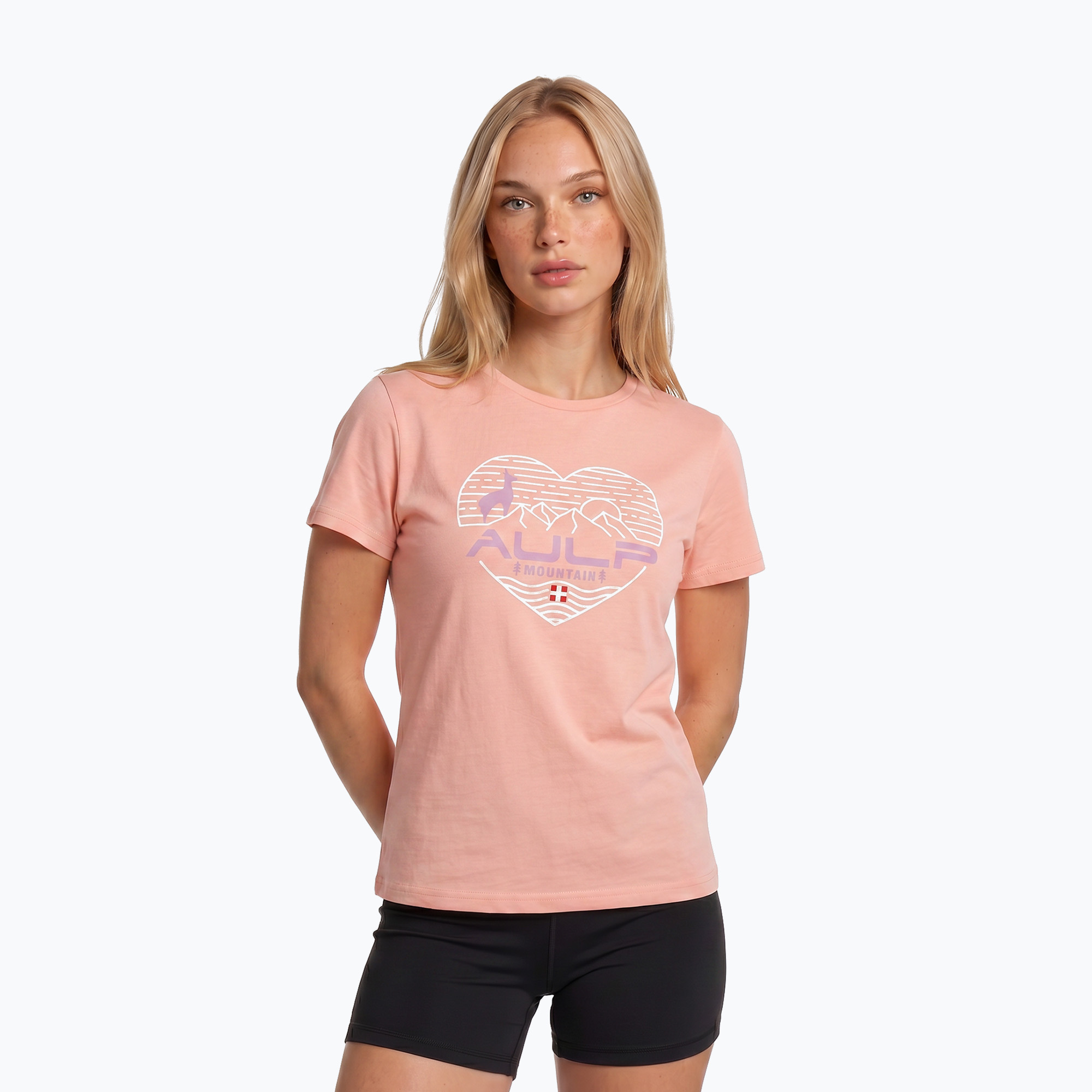 Koszulka damska Aulp Rossi peach 