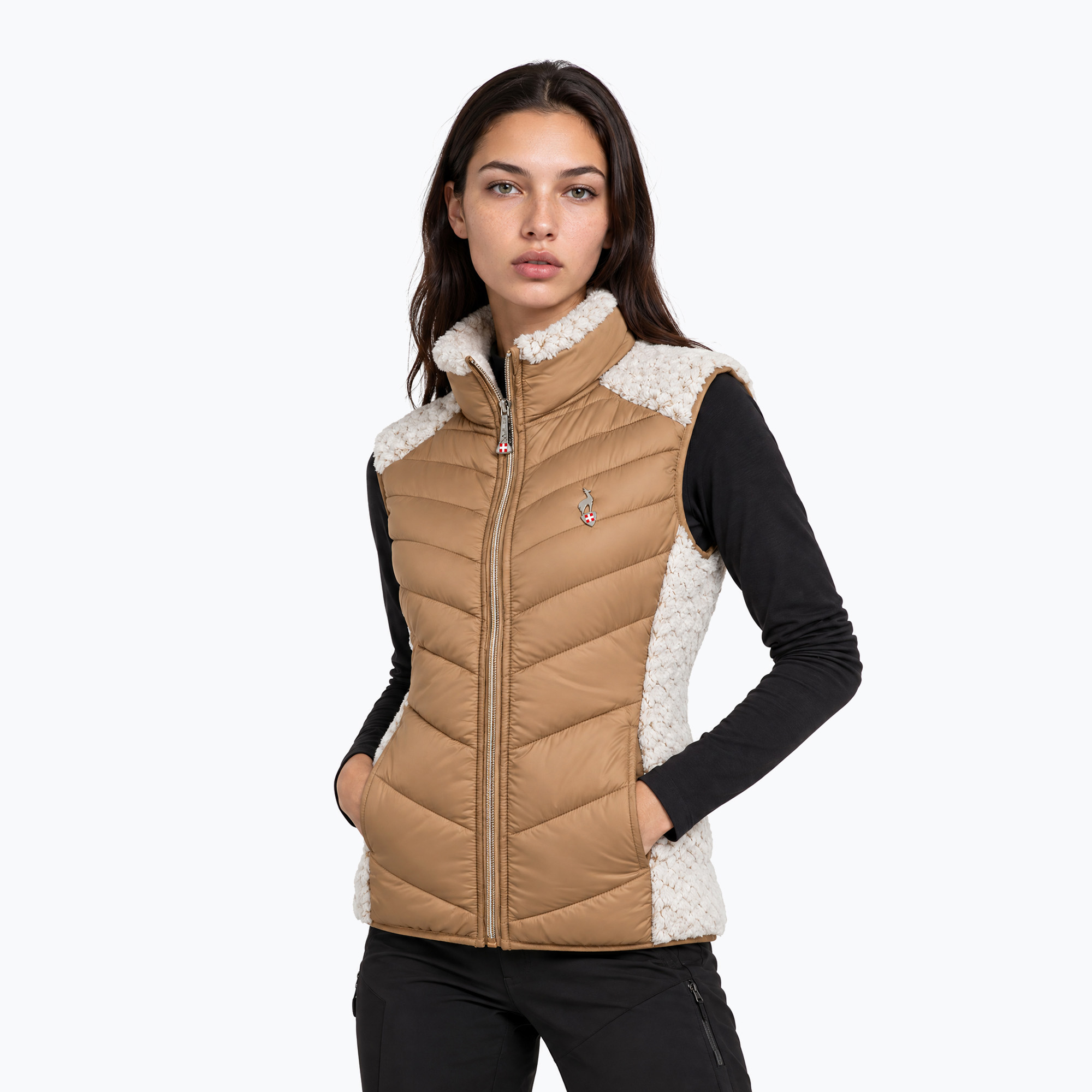 Дамски елек Aulp Corda Hybrid taupe 1