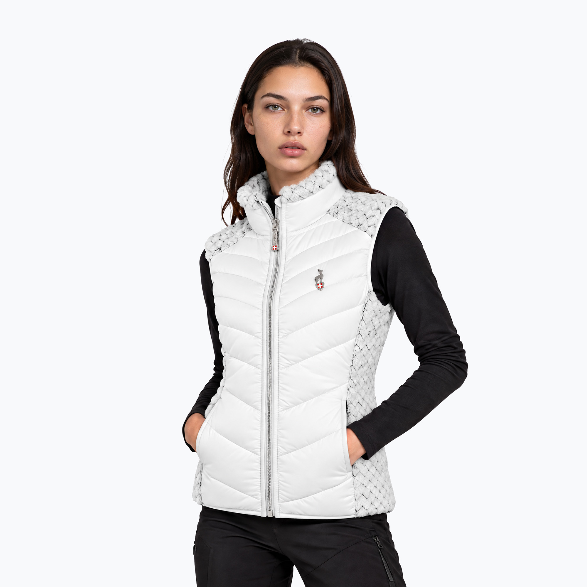 Дамски елек Aulp Corda Hybrid white 1