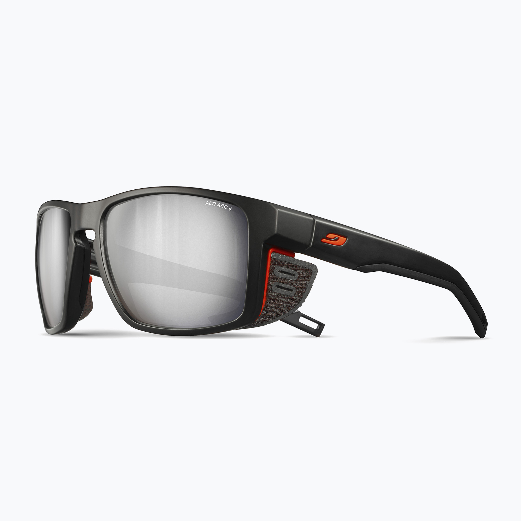 Ochelari de soare Julbo Shield Alti Arc 4+ matte black/orange (Shield Alti Arc 4+ J5066114)