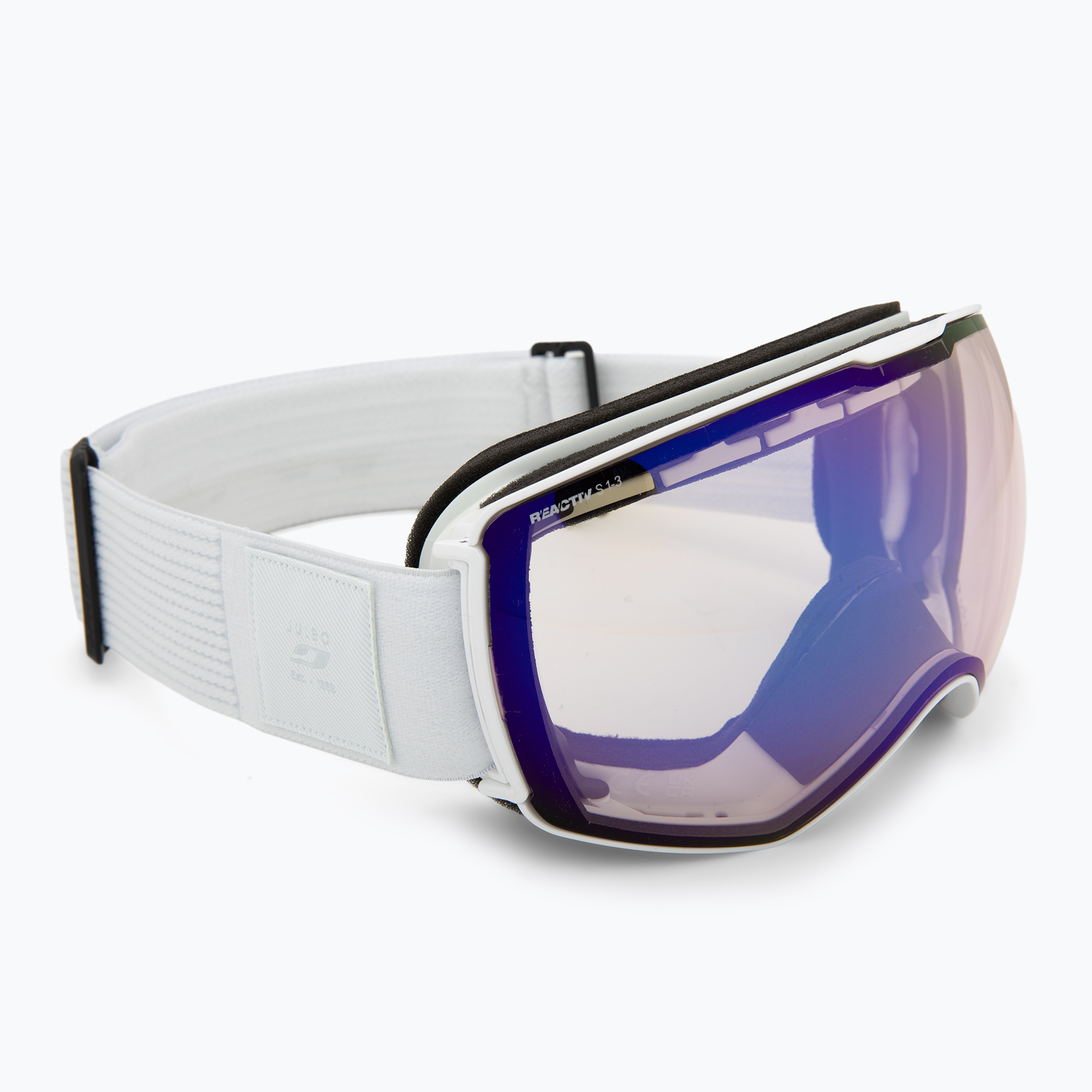 Gogle narciarskie Julbo Lightyear Reactiv High Contrast white/flash blue | WYSYŁKA W 24H | 30 DNI NA ZWROT