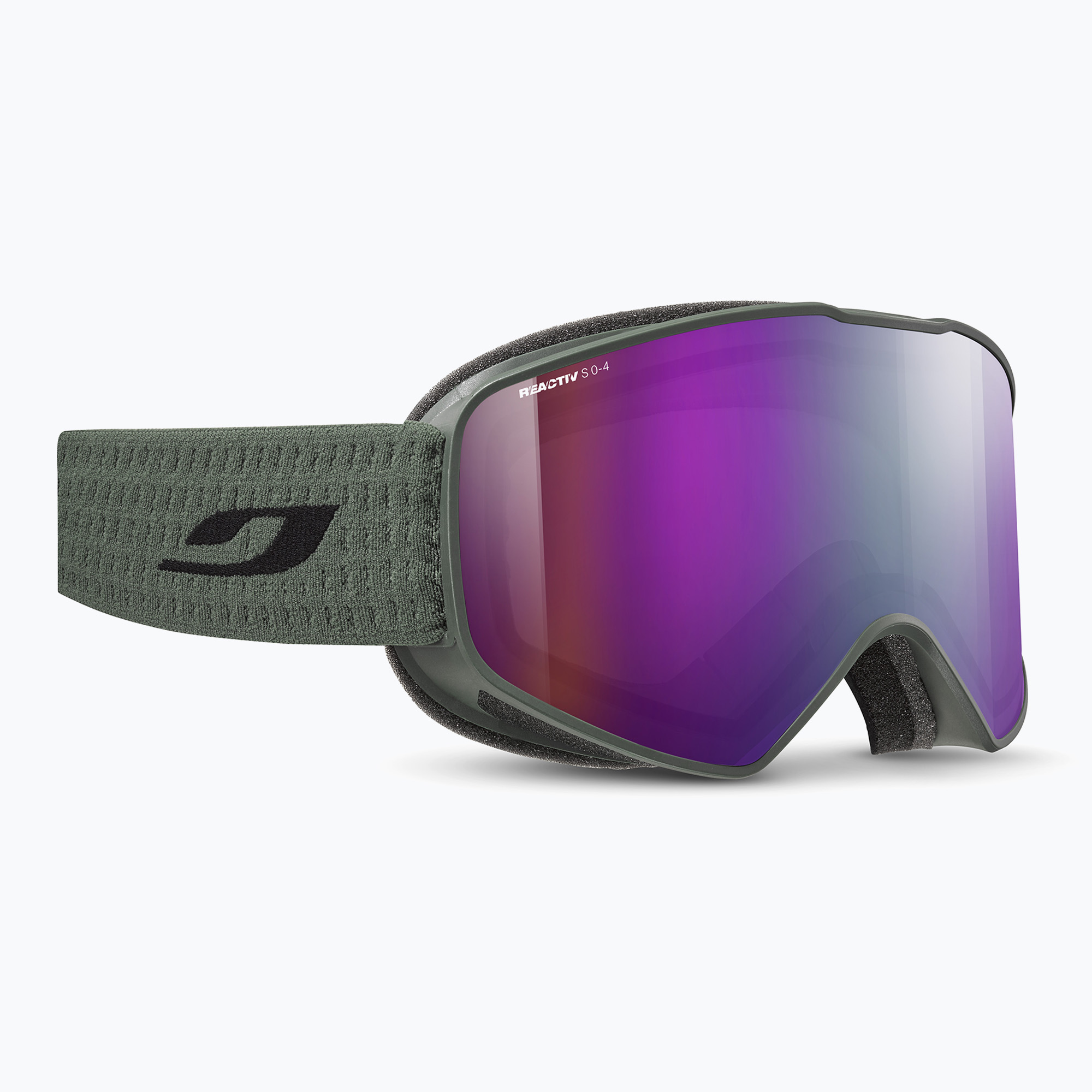 Скиорскa маска Julbo Cyclon Reactiv High Contrast dark green/flash purple