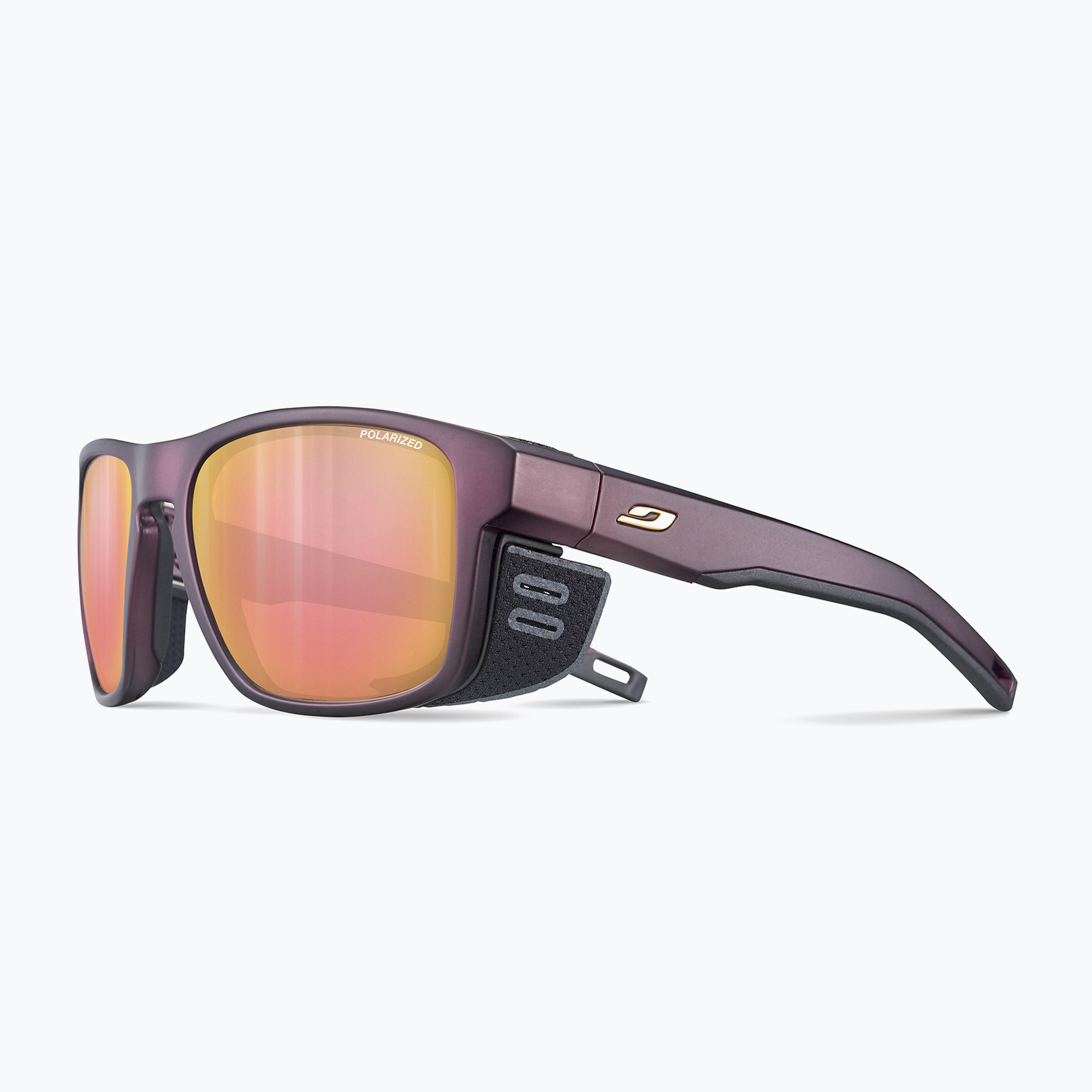 Ochelari de soare Julbo Shield M Polarized 3Cf burgundy/gold