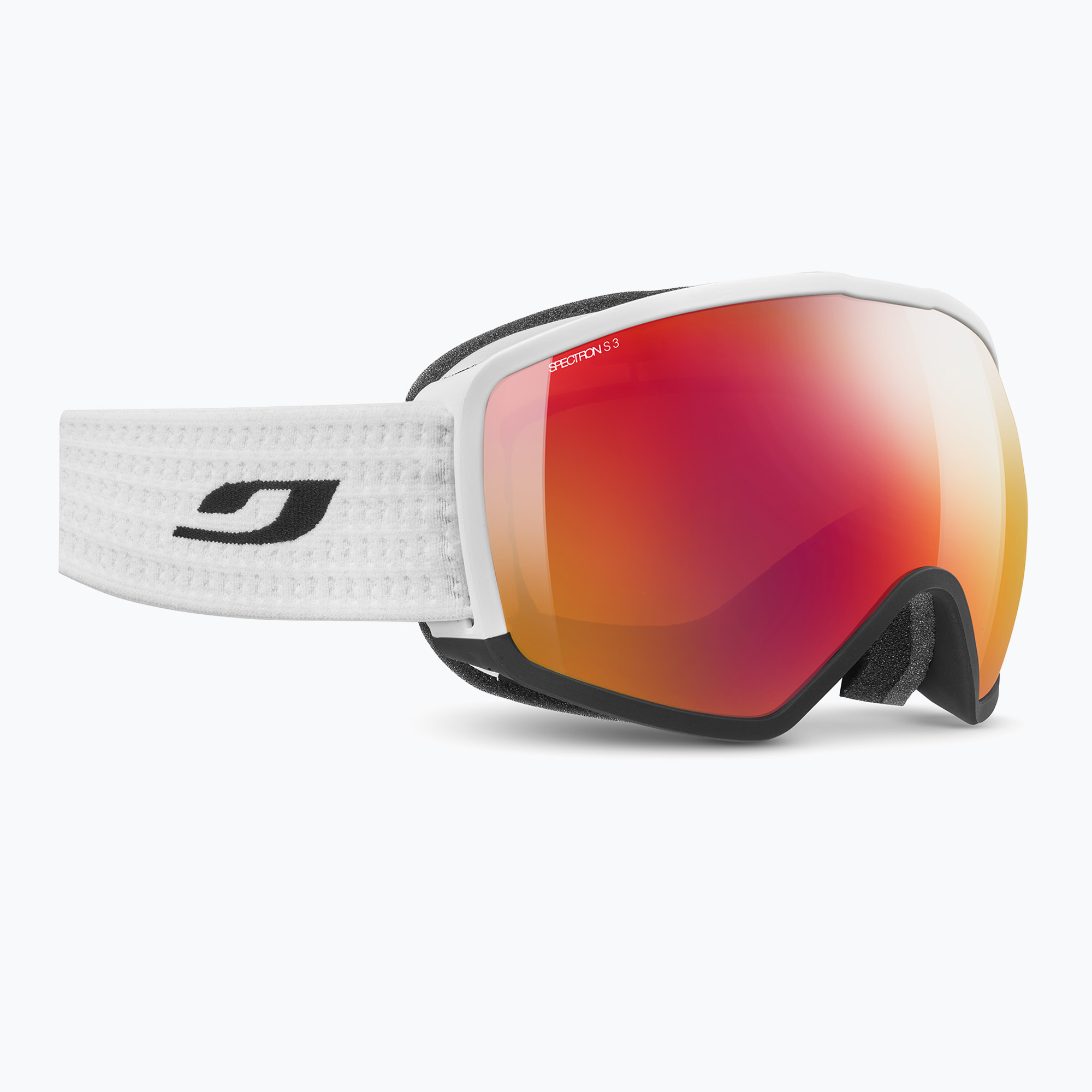 Скиорскa маска Julbo Hit Spectron white/black/flash red