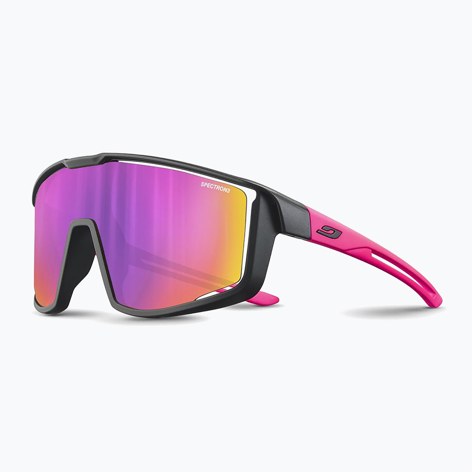 Julbo Fury S Spectron matt black/pink/pink flash children's sunglasses (8-12)