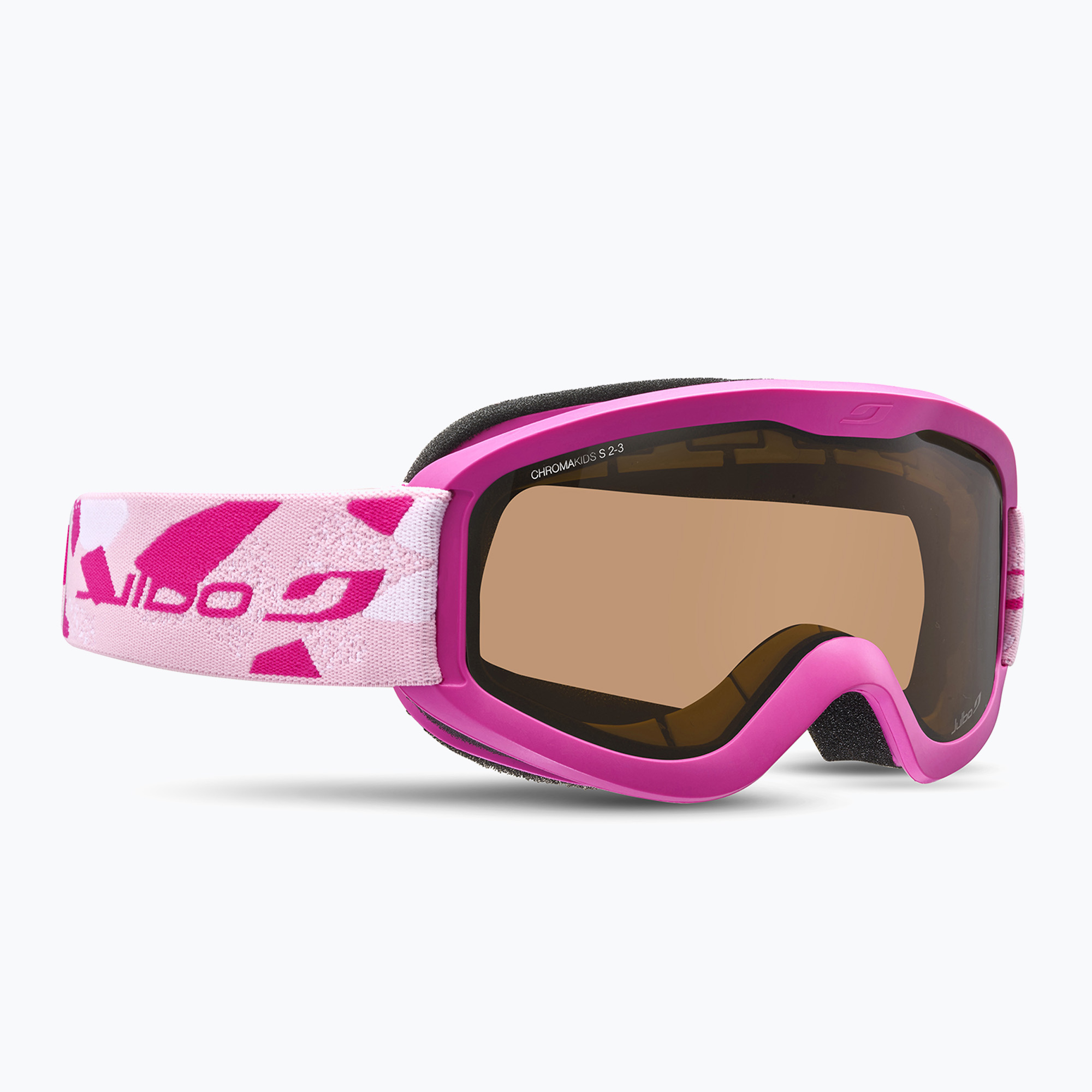 Детска скиорска маска Julbo Atome Chromakids pink/brown