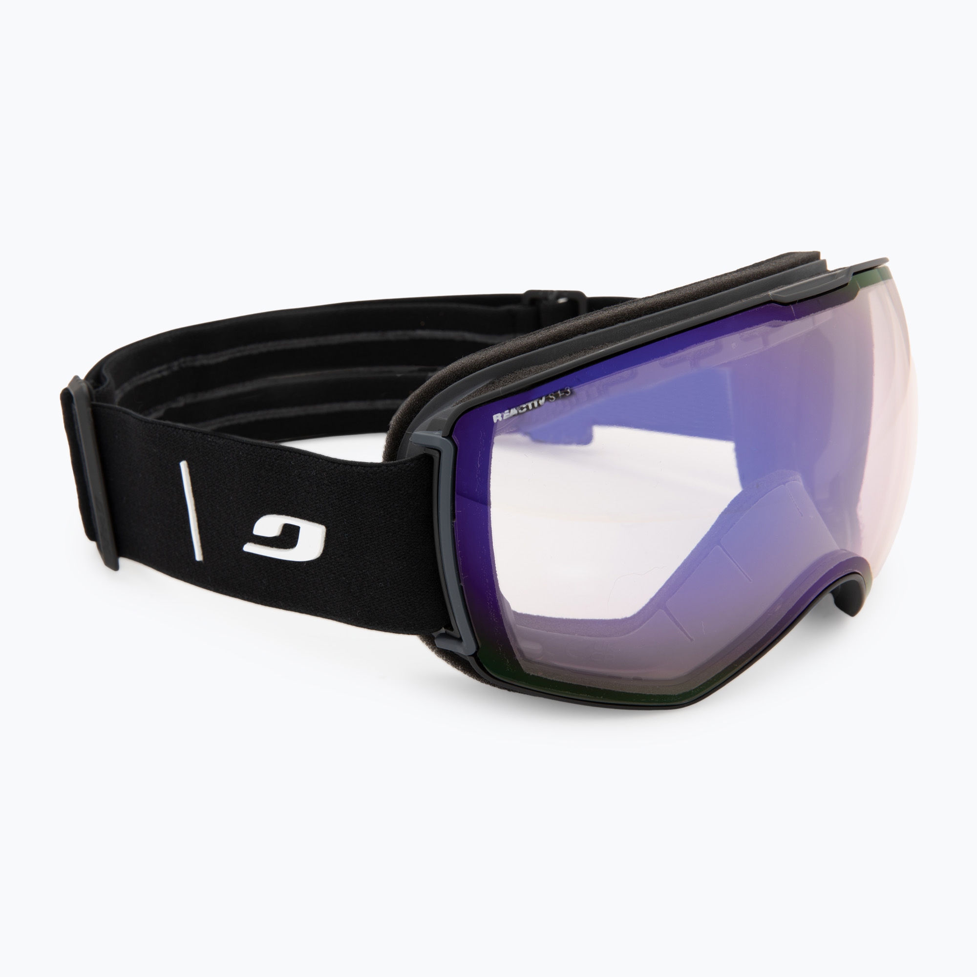 Gogle narciarskie Julbo Lightyear Reactiv High Contrast black/ gray/ flash blue | WYSYŁKA W 24H | 30 DNI NA ZWROT