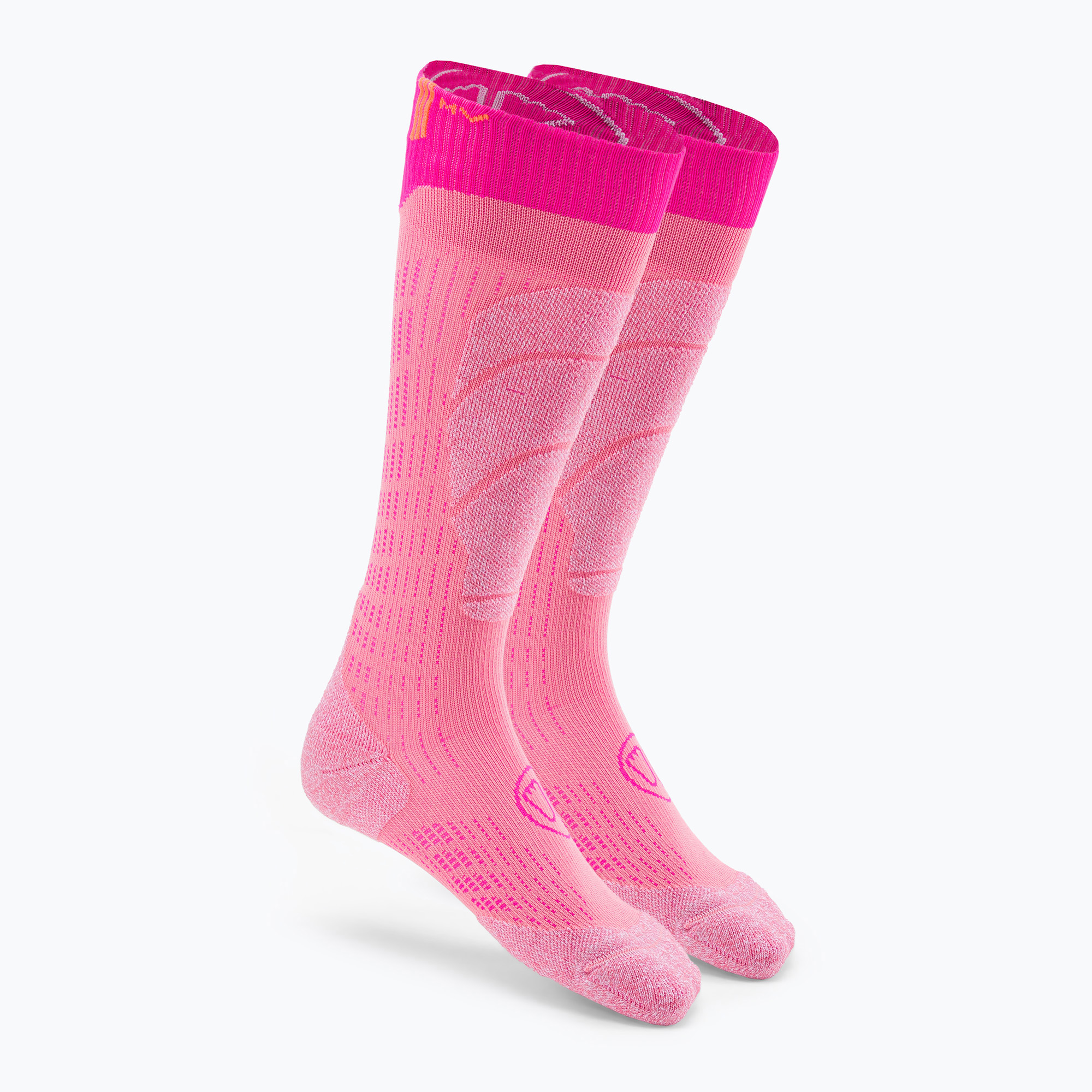 Șosete de schi pentru copii SIDAS Ski Merino roze CSOSKMEJR22_PIPU (Ski Merino CSOSKMEJR22)