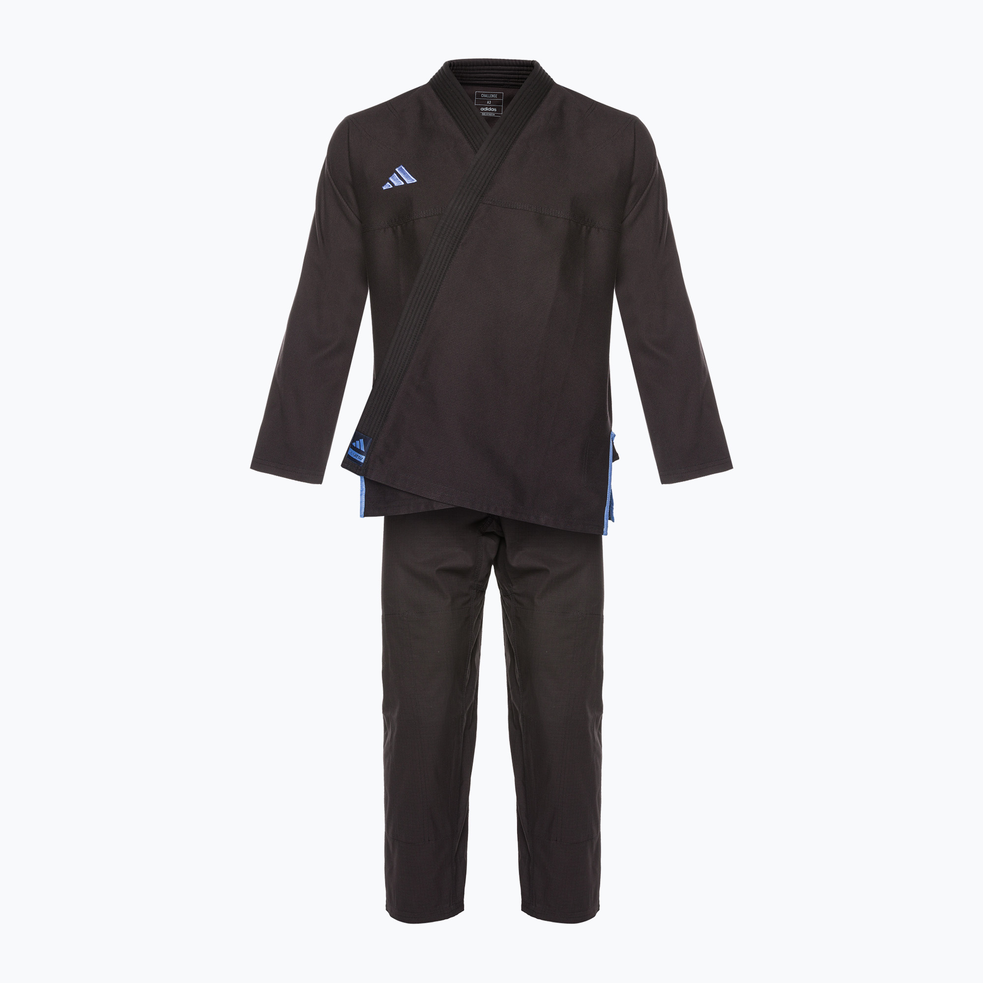 GI do brazylijskiego jiu-jitsu adidas Challenge 2.0 black/gradient blue 