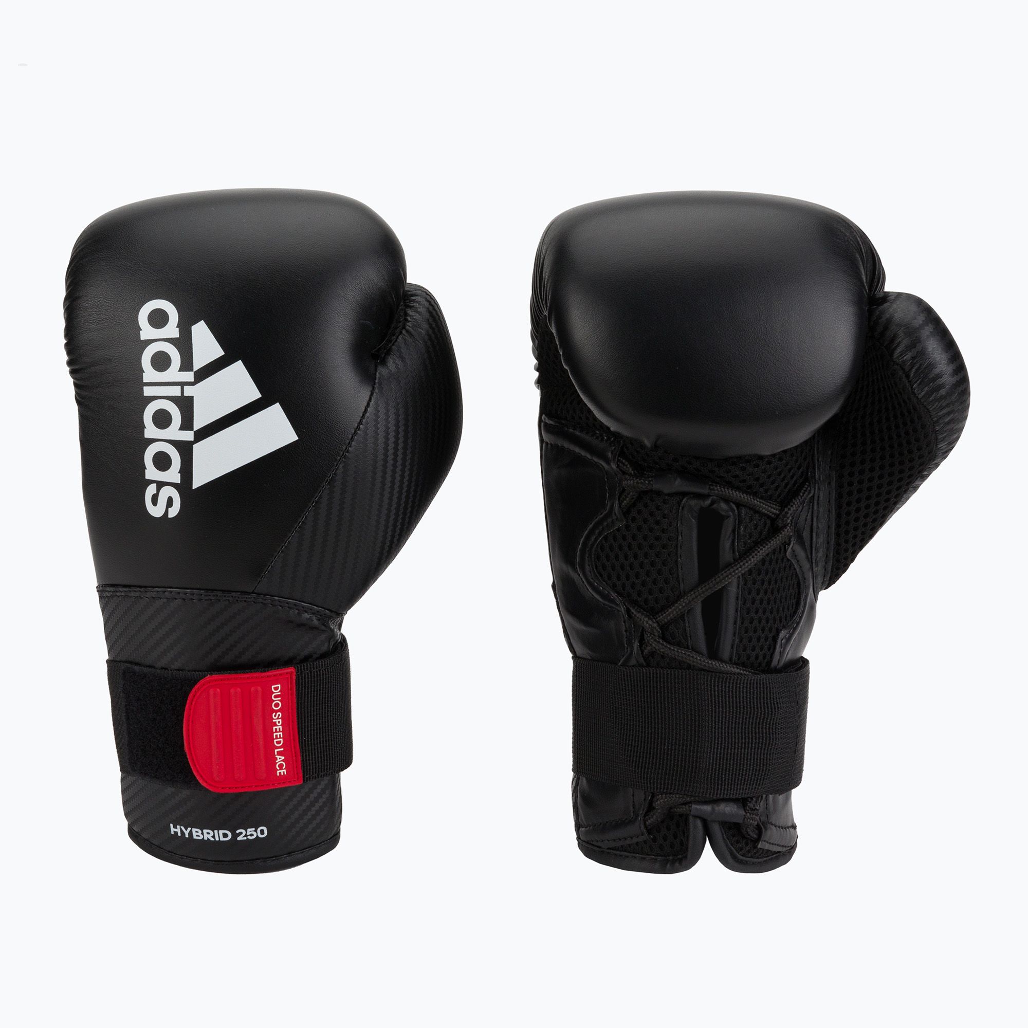 Rękawice bokserskie adidas Hybrid 250 Duo Lace czarne ADIH250TG 