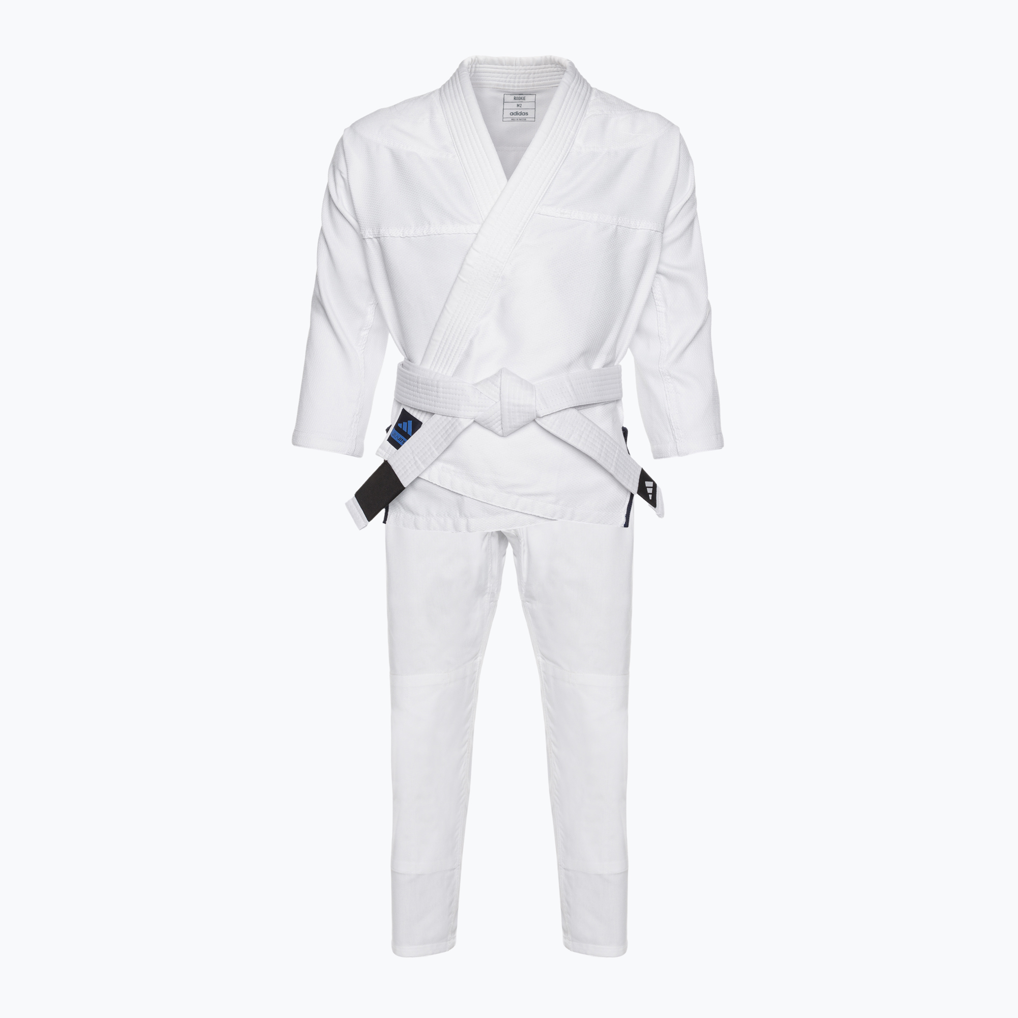 GI do brazylijskiego jiu-jitsu dziecięce adidas Rookie white/gradient blue 
