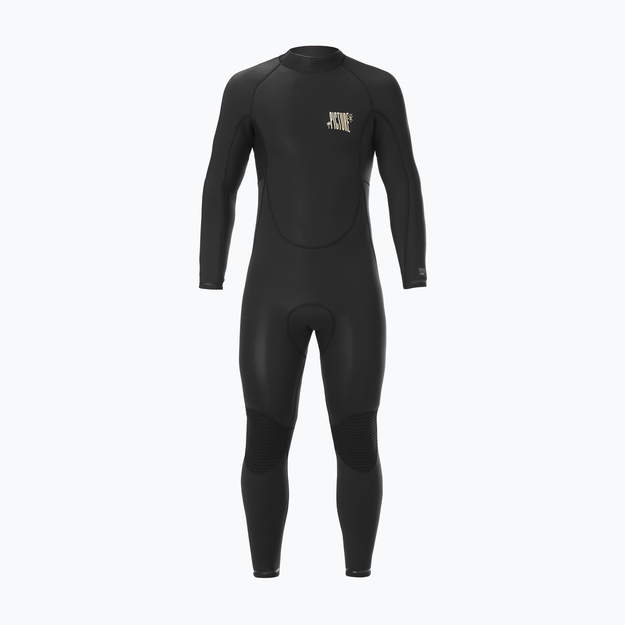 Pianka do pływania męska Picture Equation 4/3 mm Back Zip black 