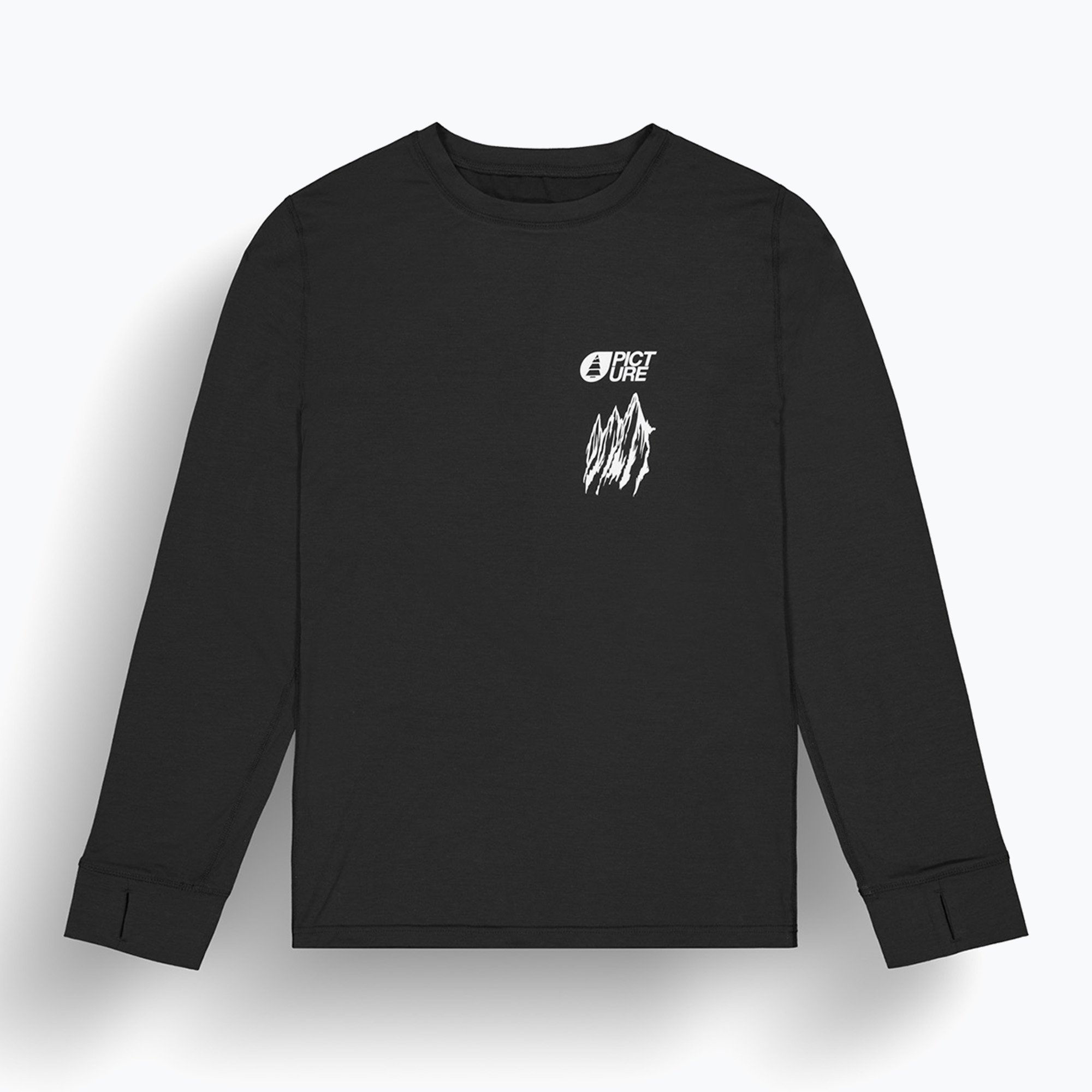 Мъжка термоактивна блуза с дълъг ръкав Picture Lhotse black