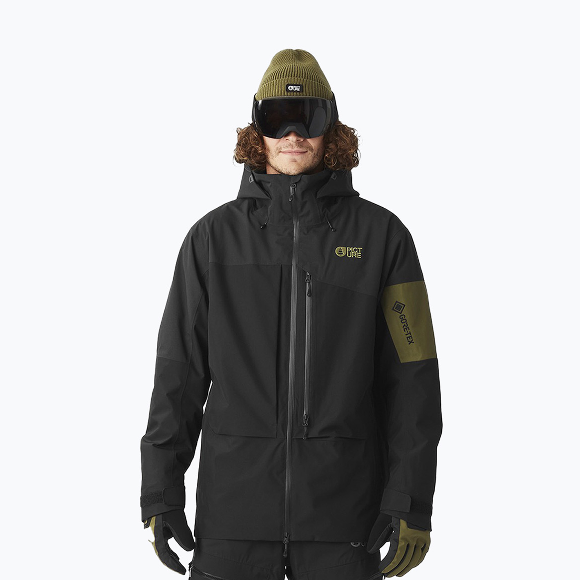 Мъжко скиорско яке Picture Lassen Gore-Tex 2L tobacco