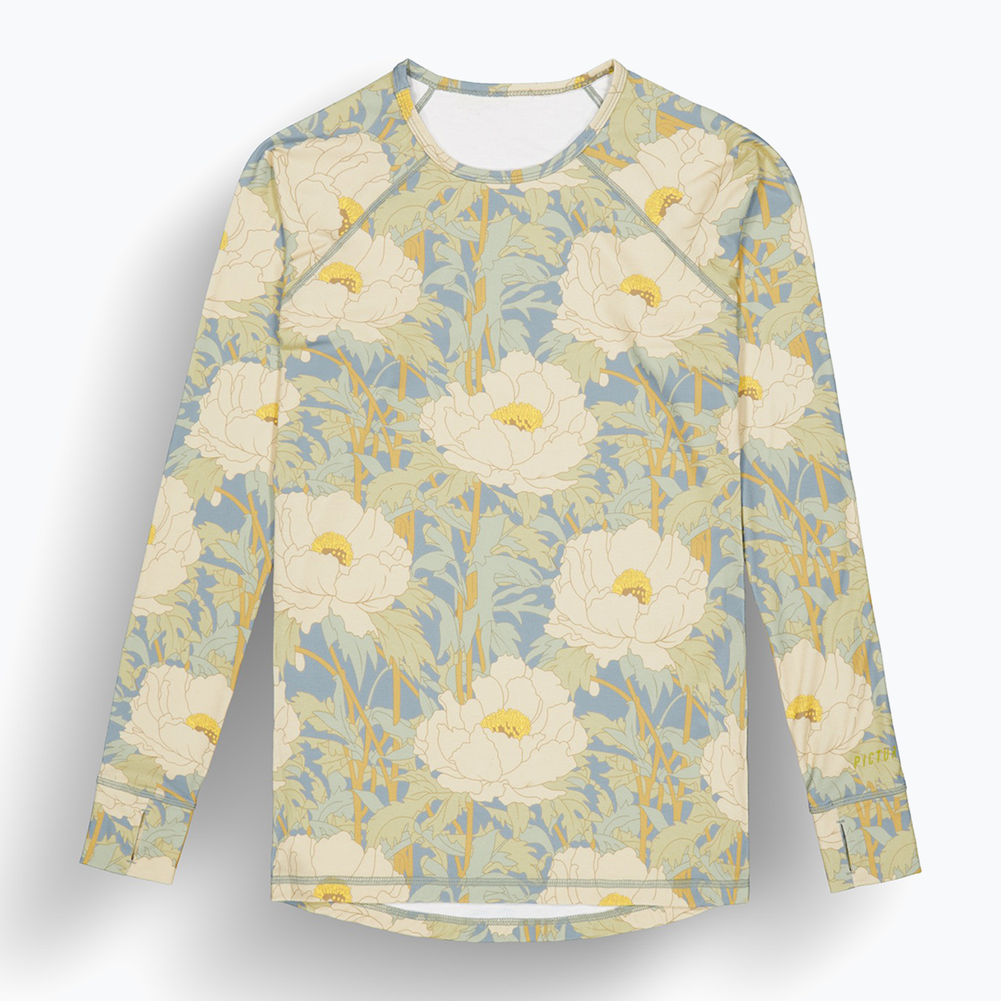 Women's thermal longsleeve Picture Milita Printed timeless flower print (M)