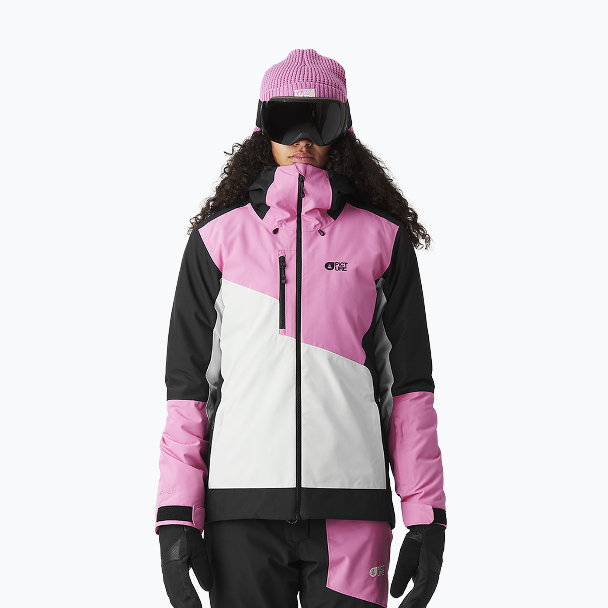 Дамско скиорско яке Picture Seen super pink