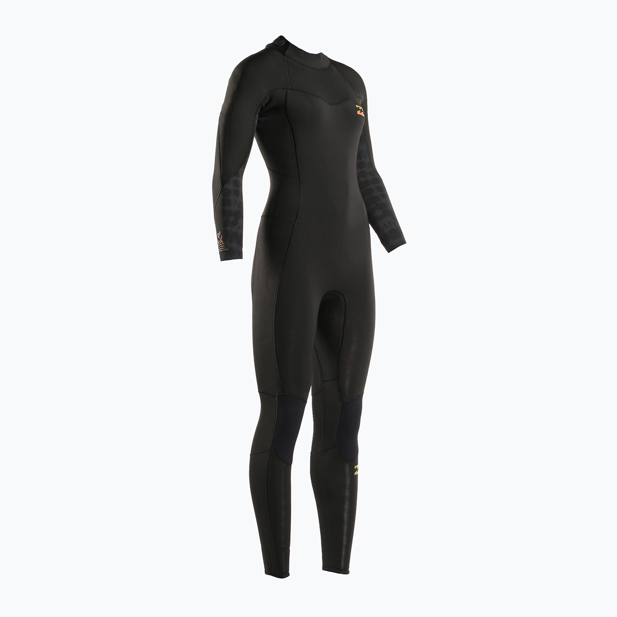 Pianka do pływania damska Billabong 4/3 mm Synergy Back Zip black tie dye 