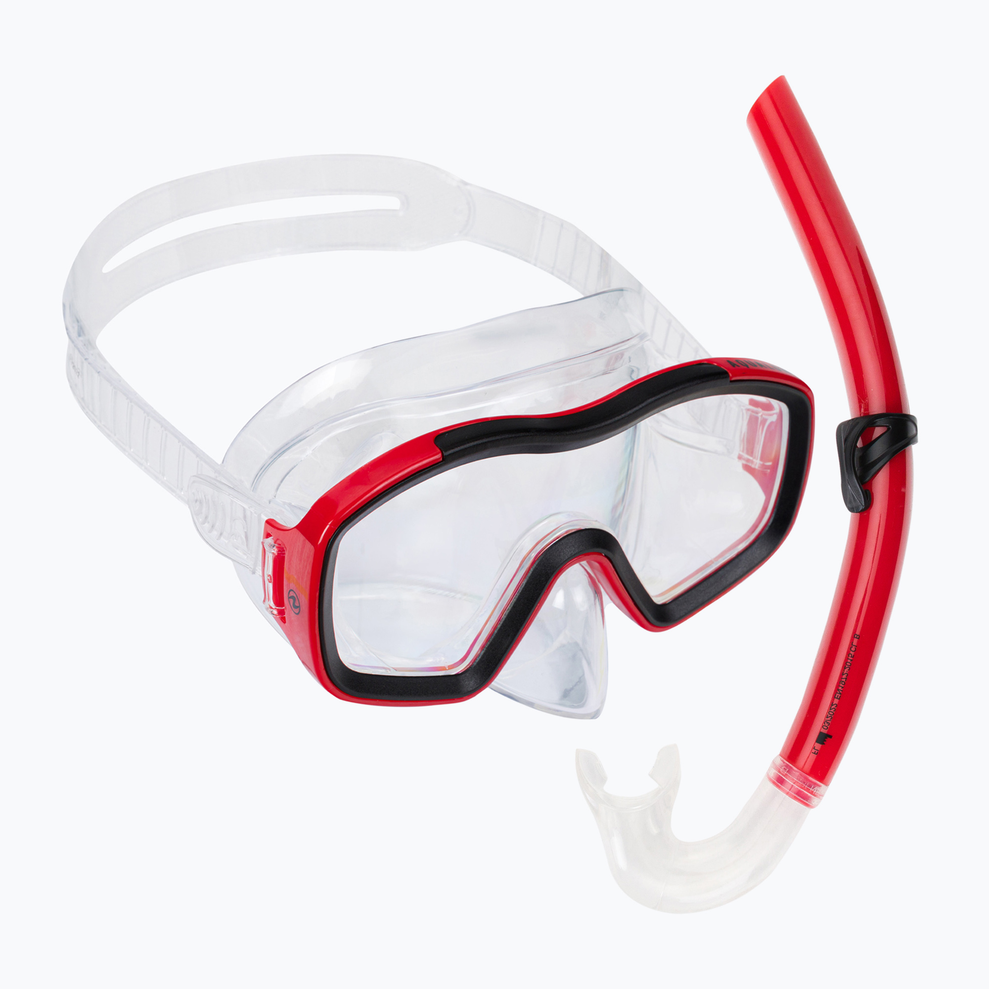 Zestaw do snorkelingu dziecięcy Aqualung Raccon Combo transparent/red/black 